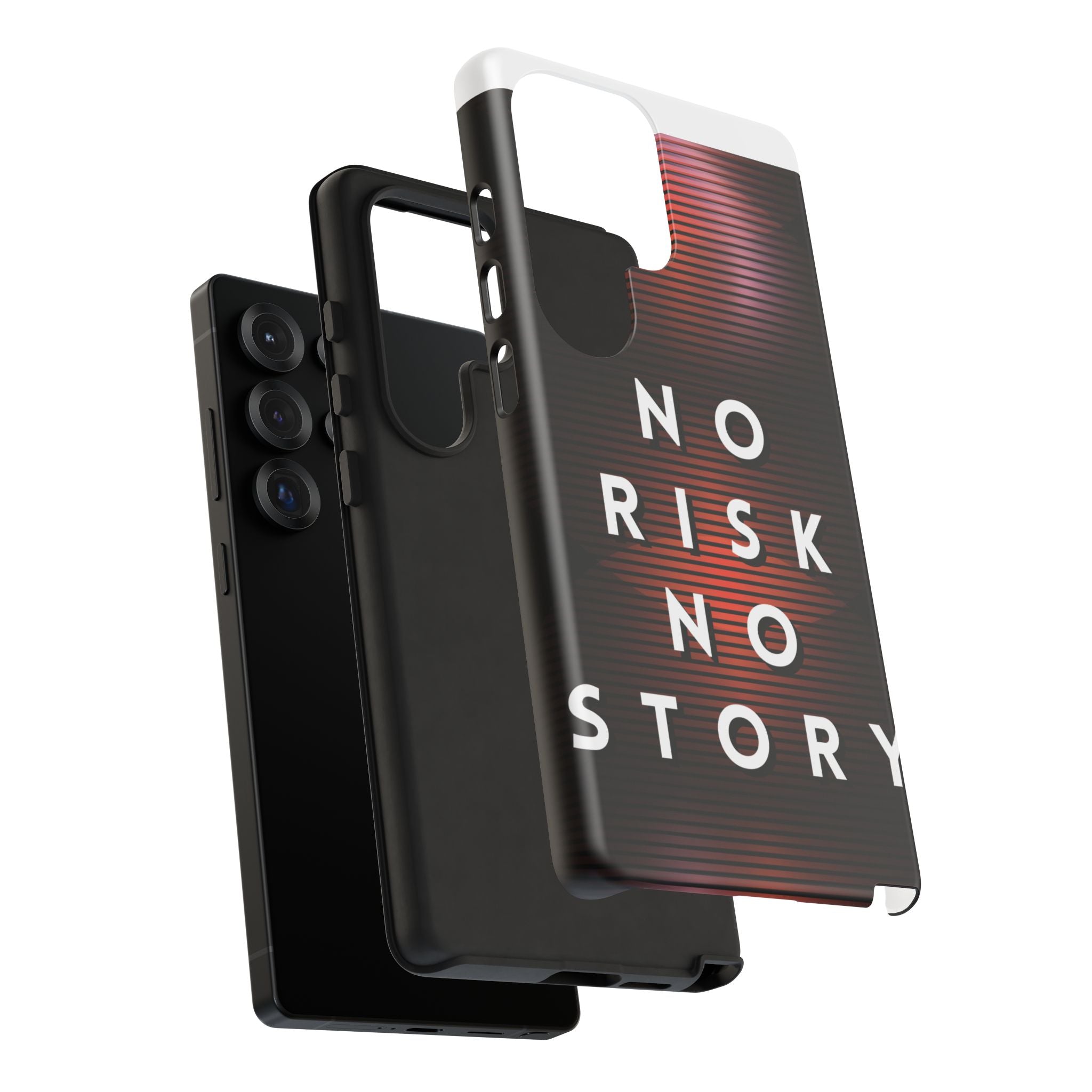 Phone Case — "No Risk No Story" Motivational Protective Case