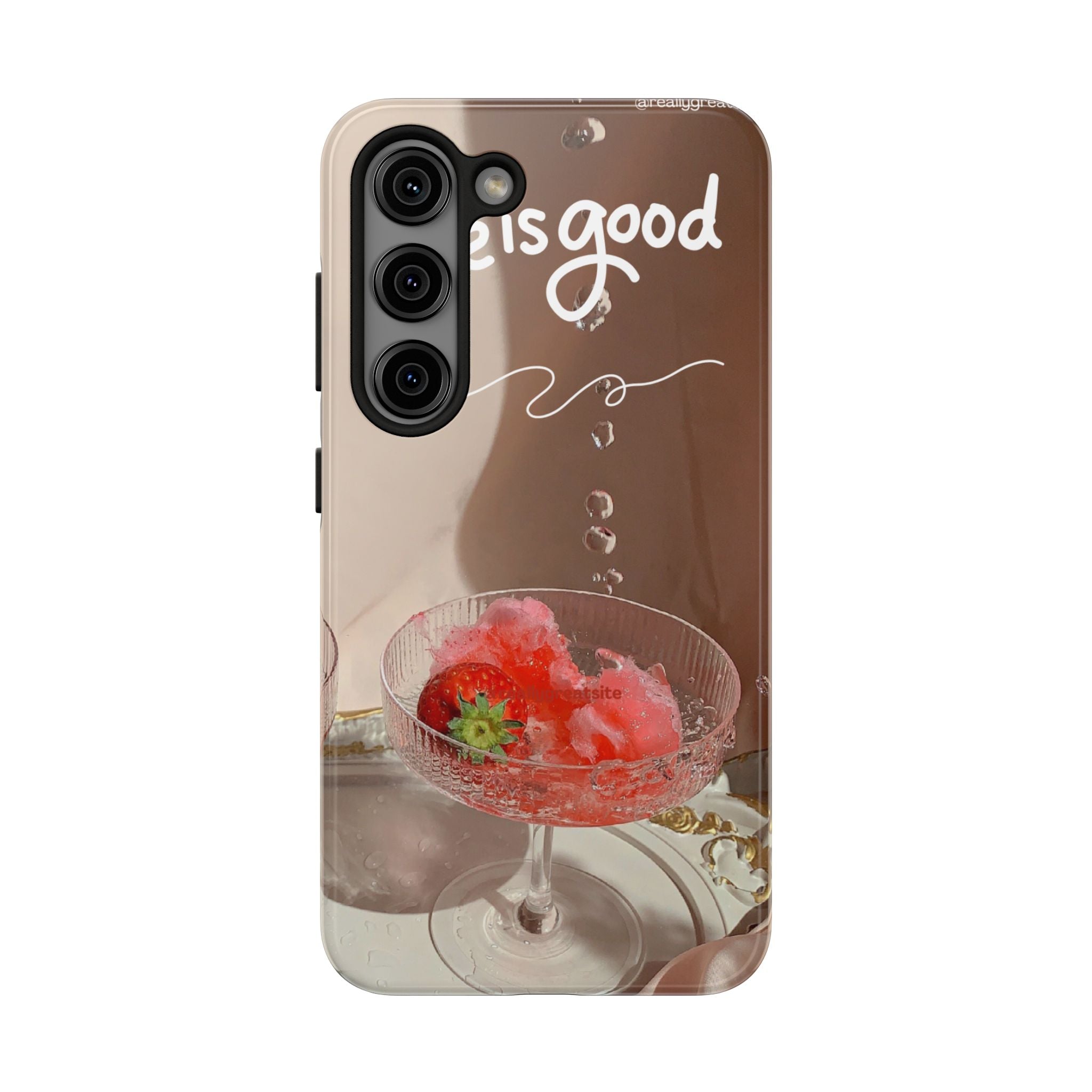 Good Vibes Phone Case — Retro Dessert Aesthetic Tough Phone Case