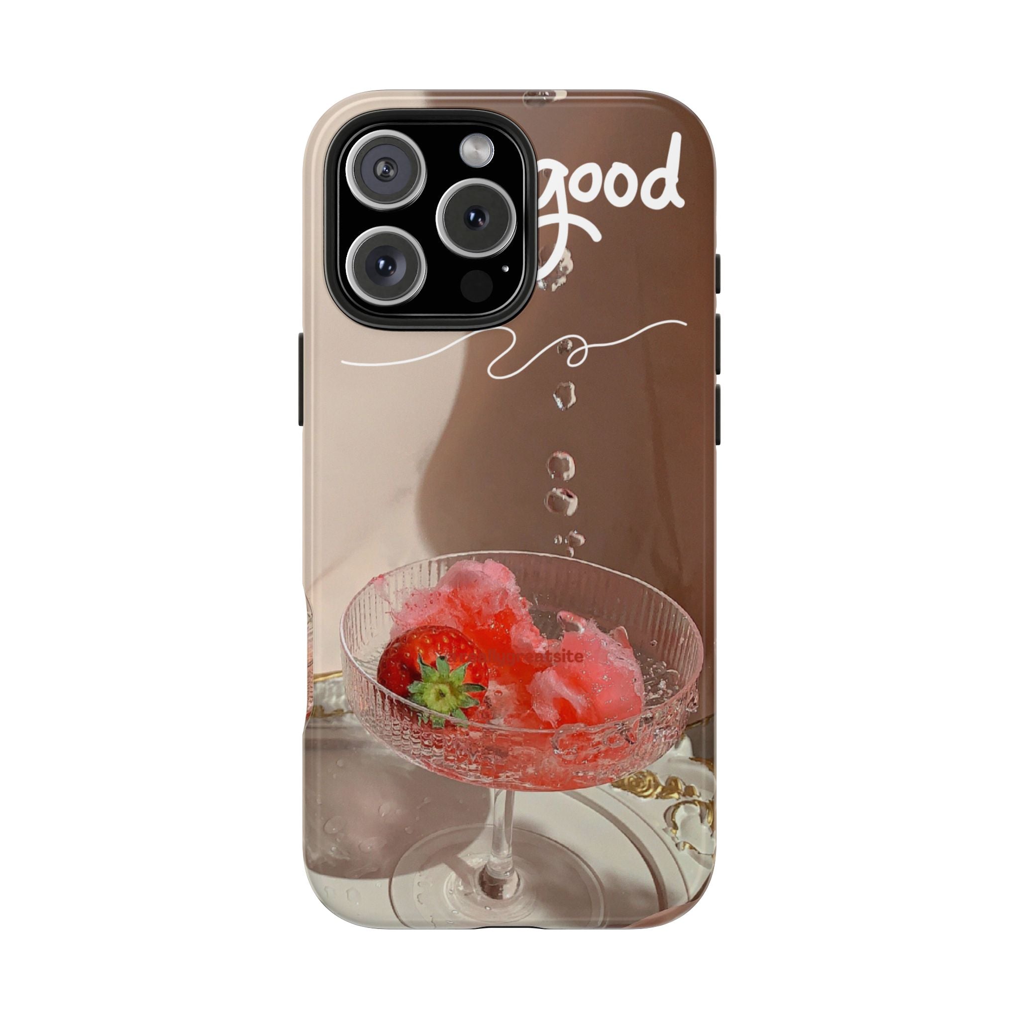 Good Vibes Phone Case — Retro Dessert Aesthetic Tough Phone Case