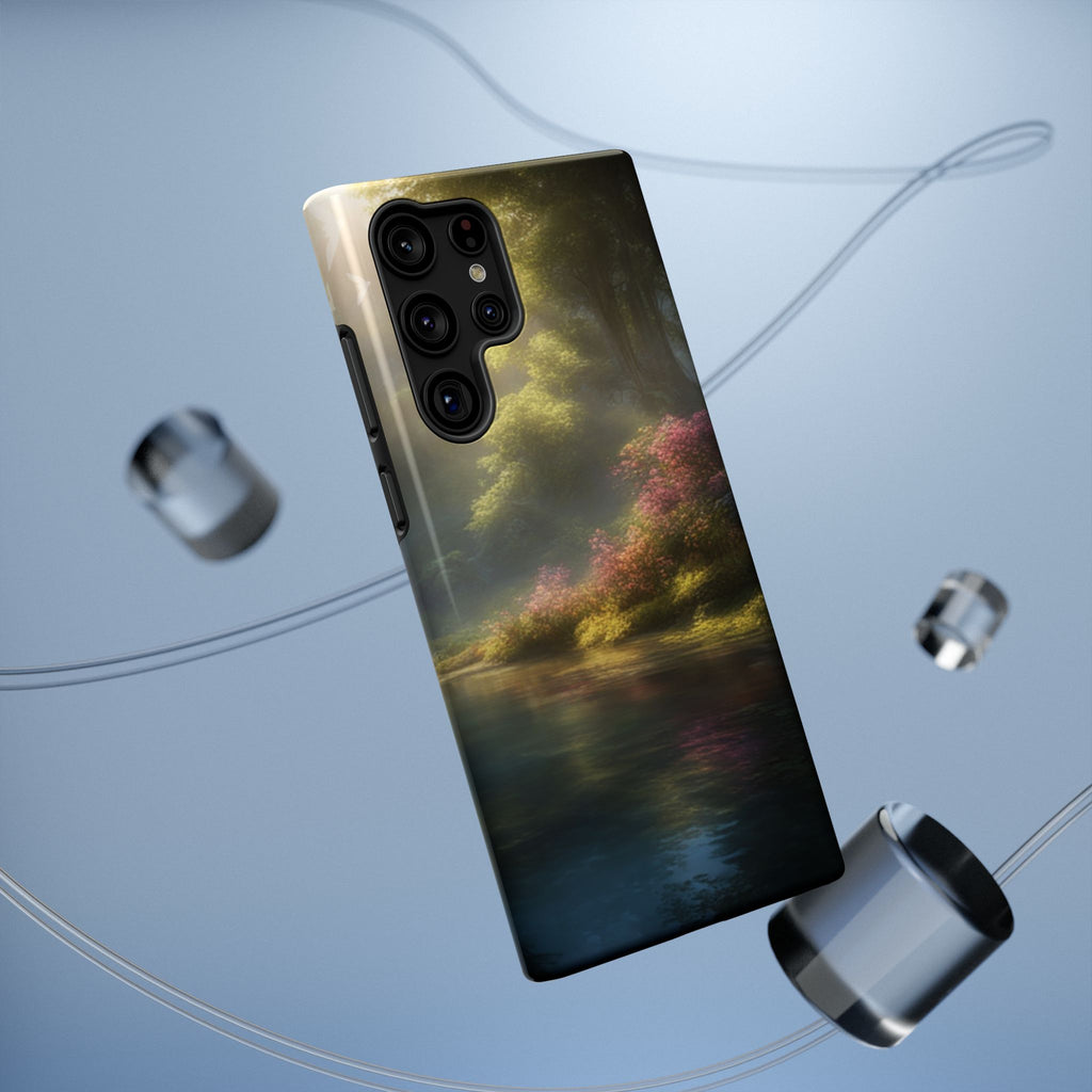Phone Case — Serene Lakeside Landscape Impact-Resistant Case