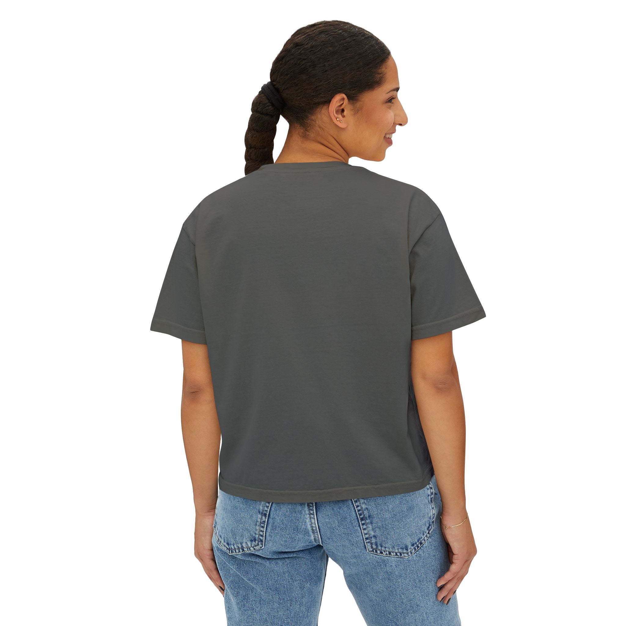 Savage Boxy Tee — Women's Trendy Graphic Crop T-Shirt