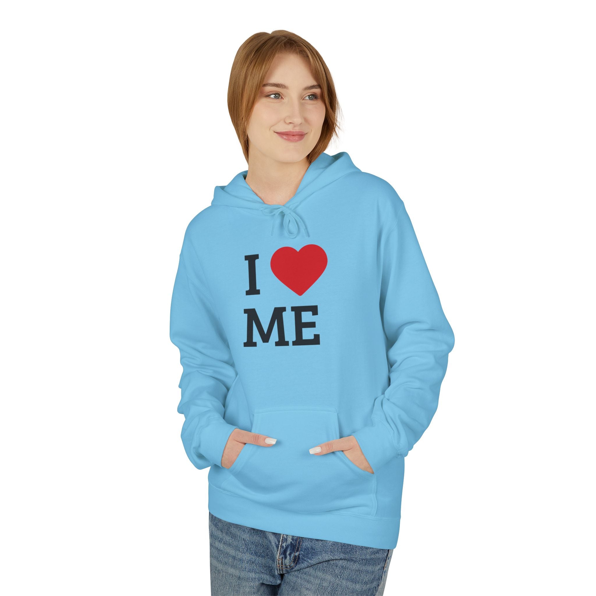 Unisex I  ME Hoodie — Self-Love Graphic Pullover