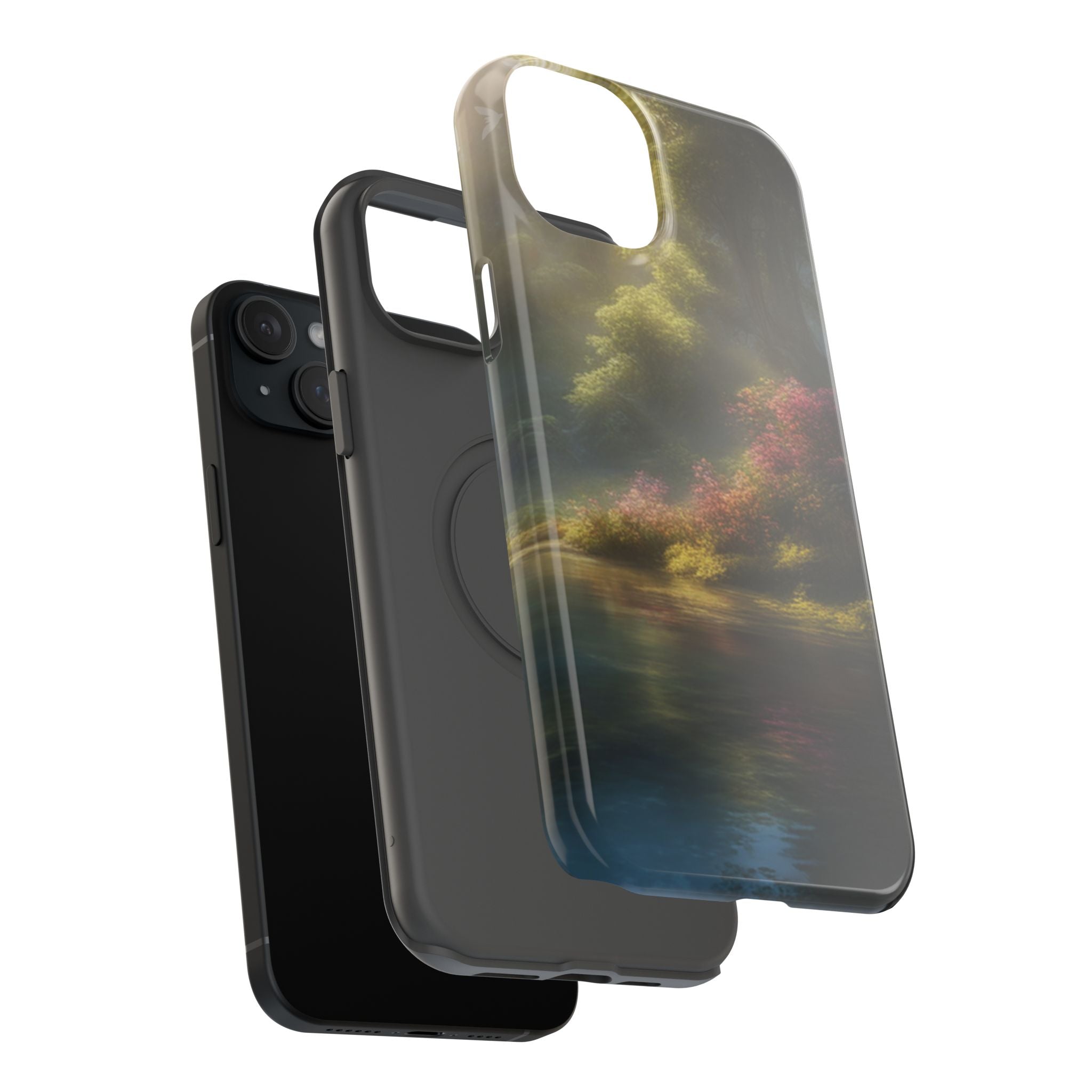 Phone Case — Serene Lakeside Landscape Impact-Resistant Case