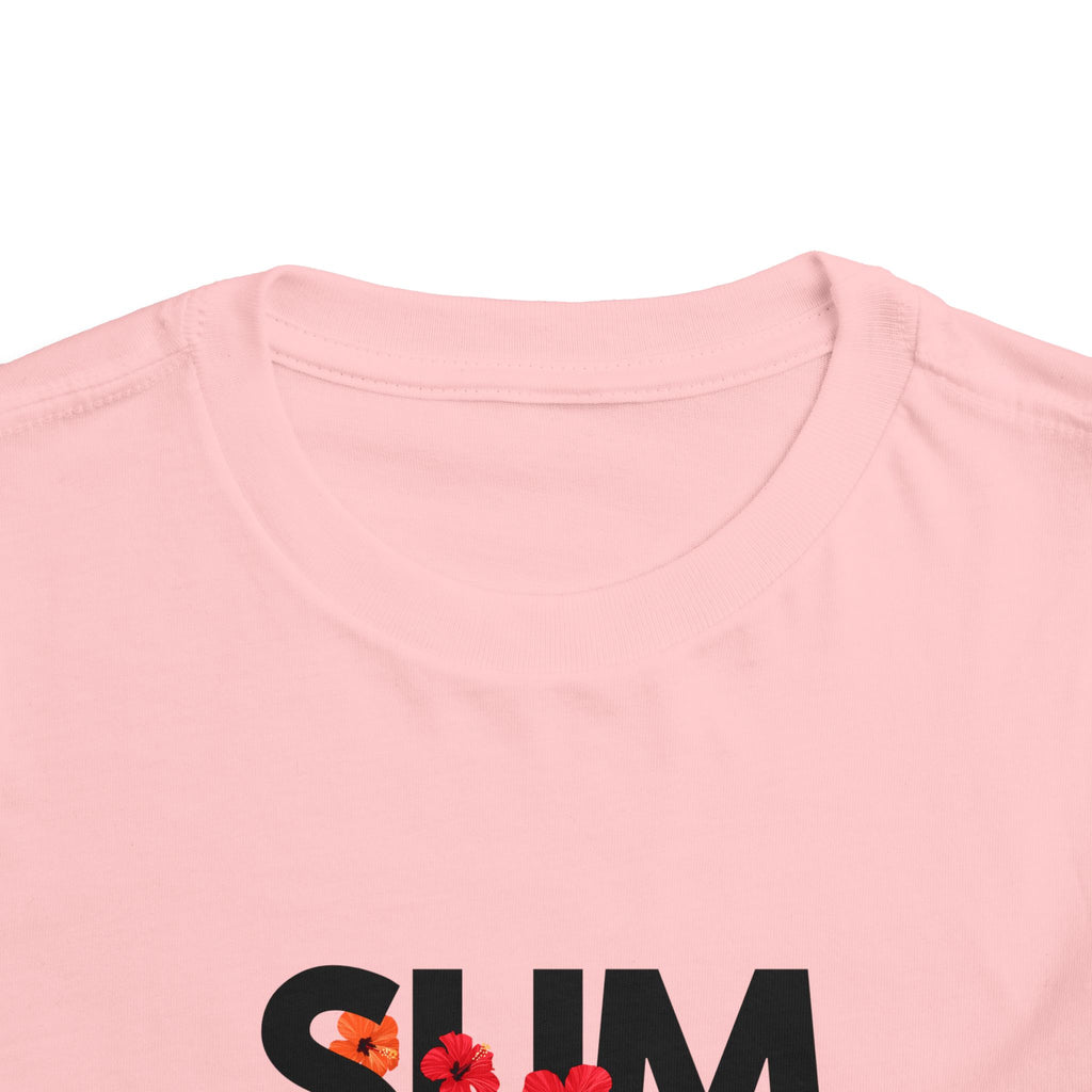 Toddler Tee - "SUMMER" Floral Letters Kids T‑Shirt