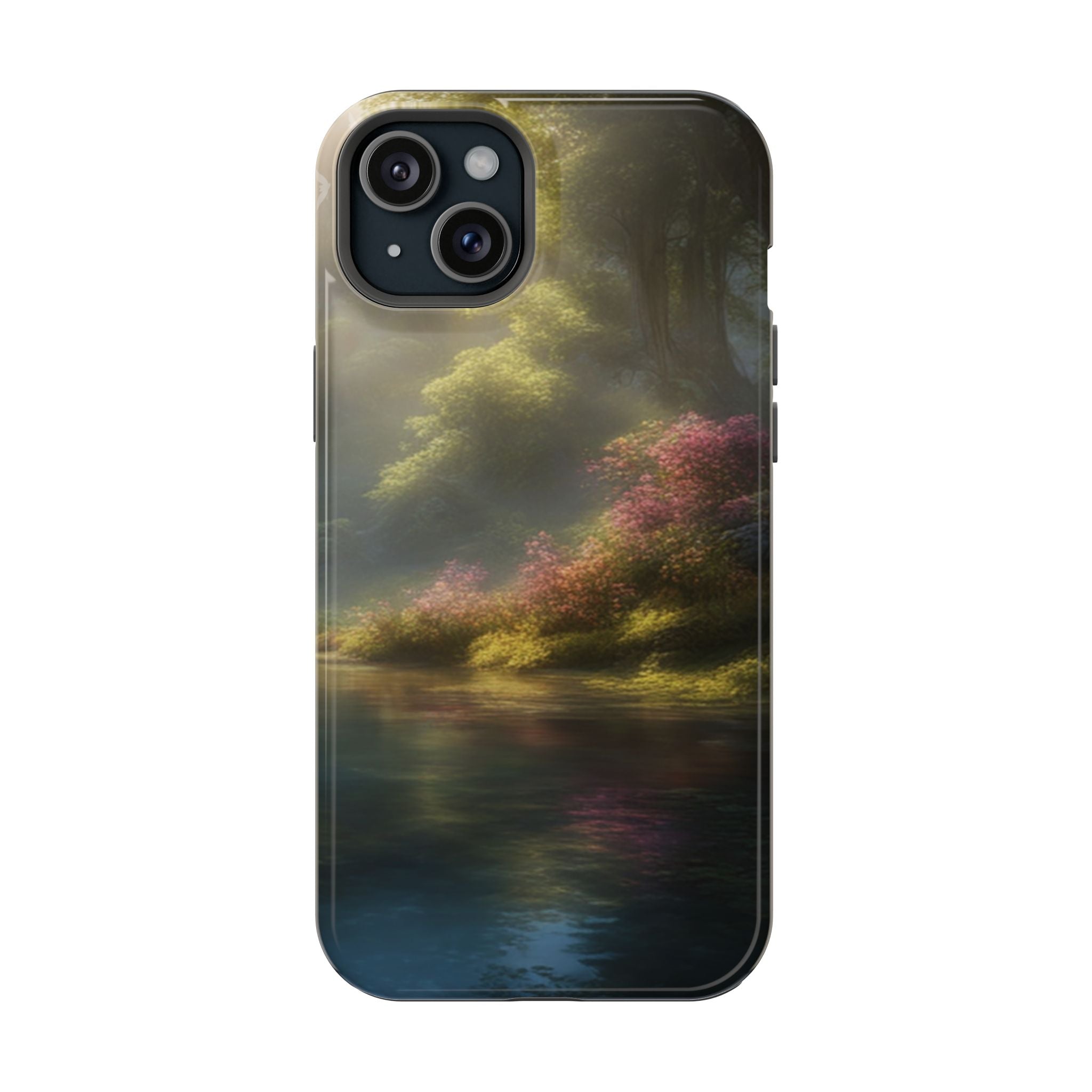 Phone Case — Serene Lakeside Landscape Impact-Resistant Case