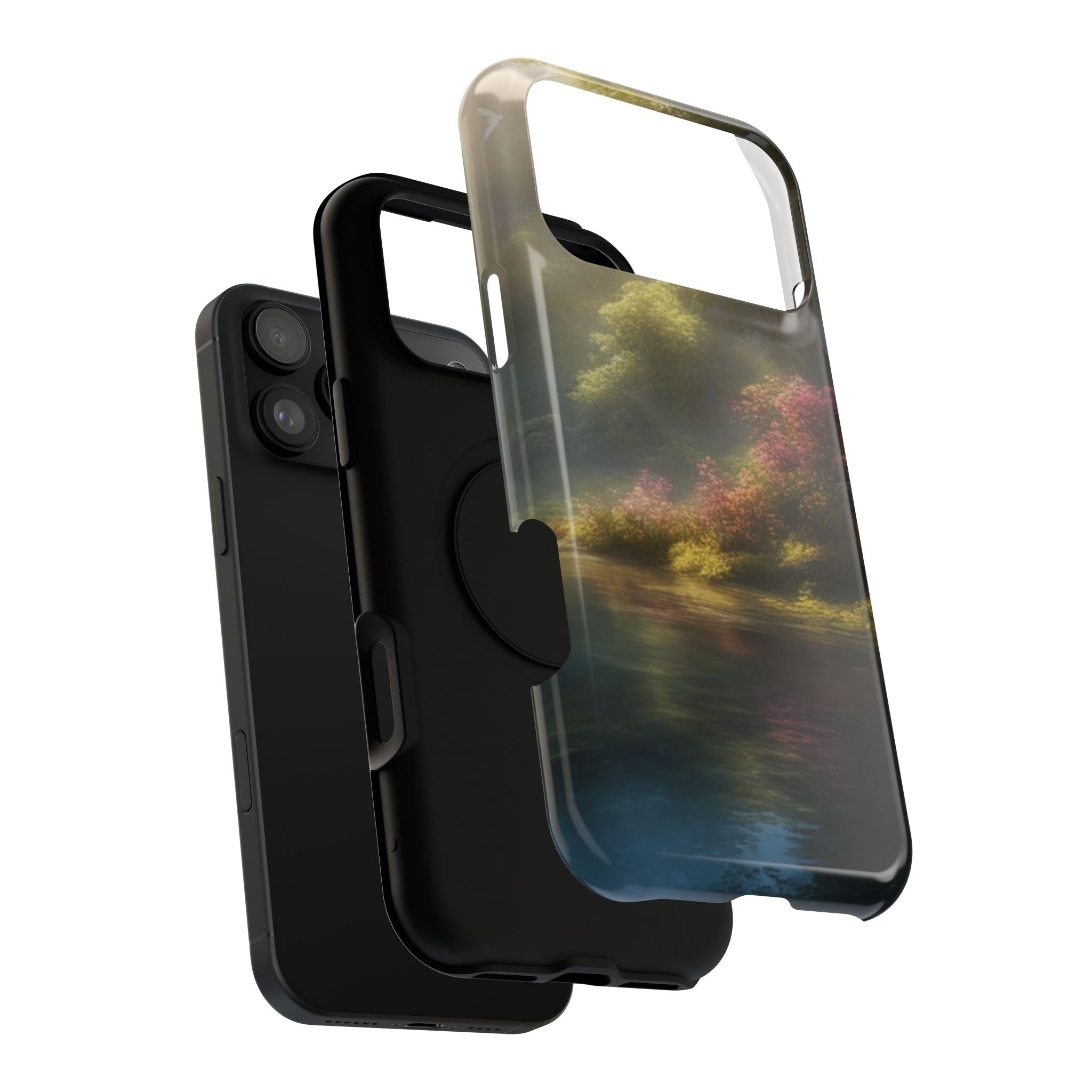 Phone Case — Serene Lakeside Landscape Impact-Resistant Case