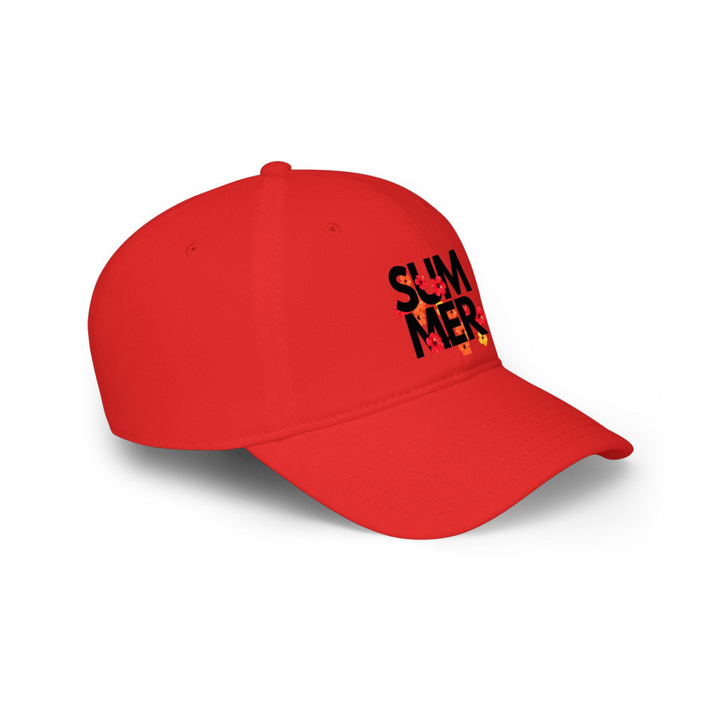Unisex Summer Floral Low Profile Baseball Cap
