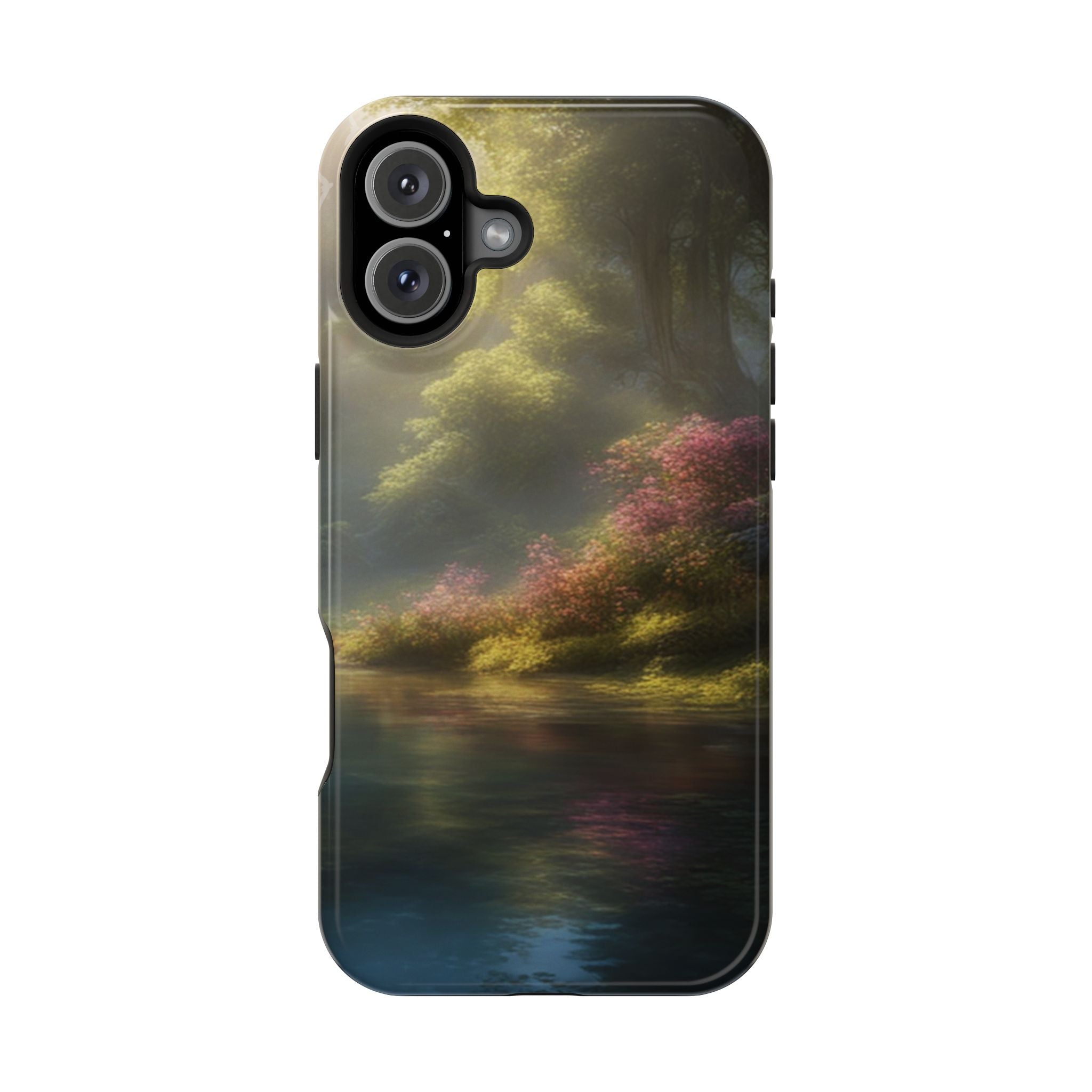 Phone Case — Serene Lakeside Landscape Impact-Resistant Case