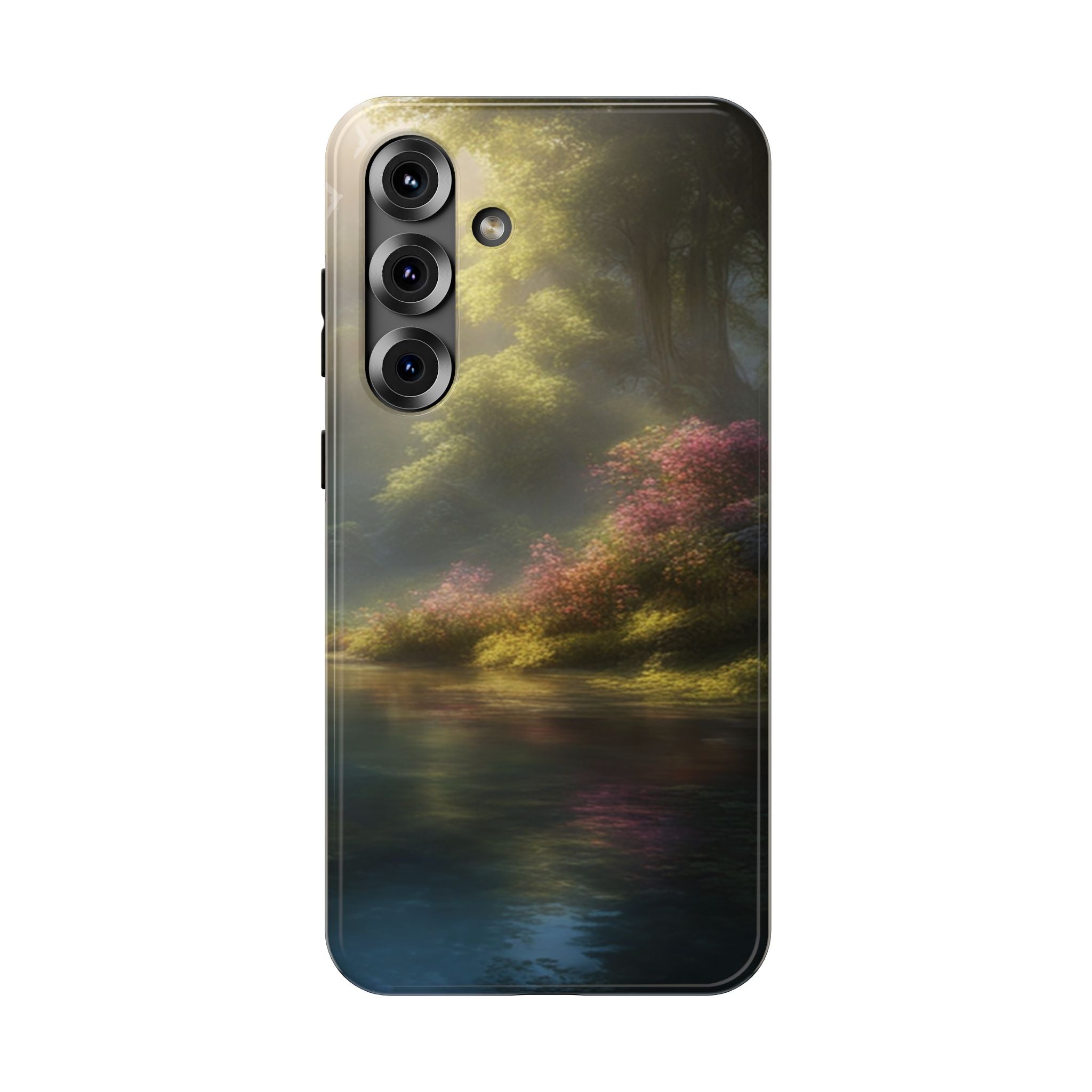 Phone Case — Serene Lakeside Landscape Impact-Resistant Case
