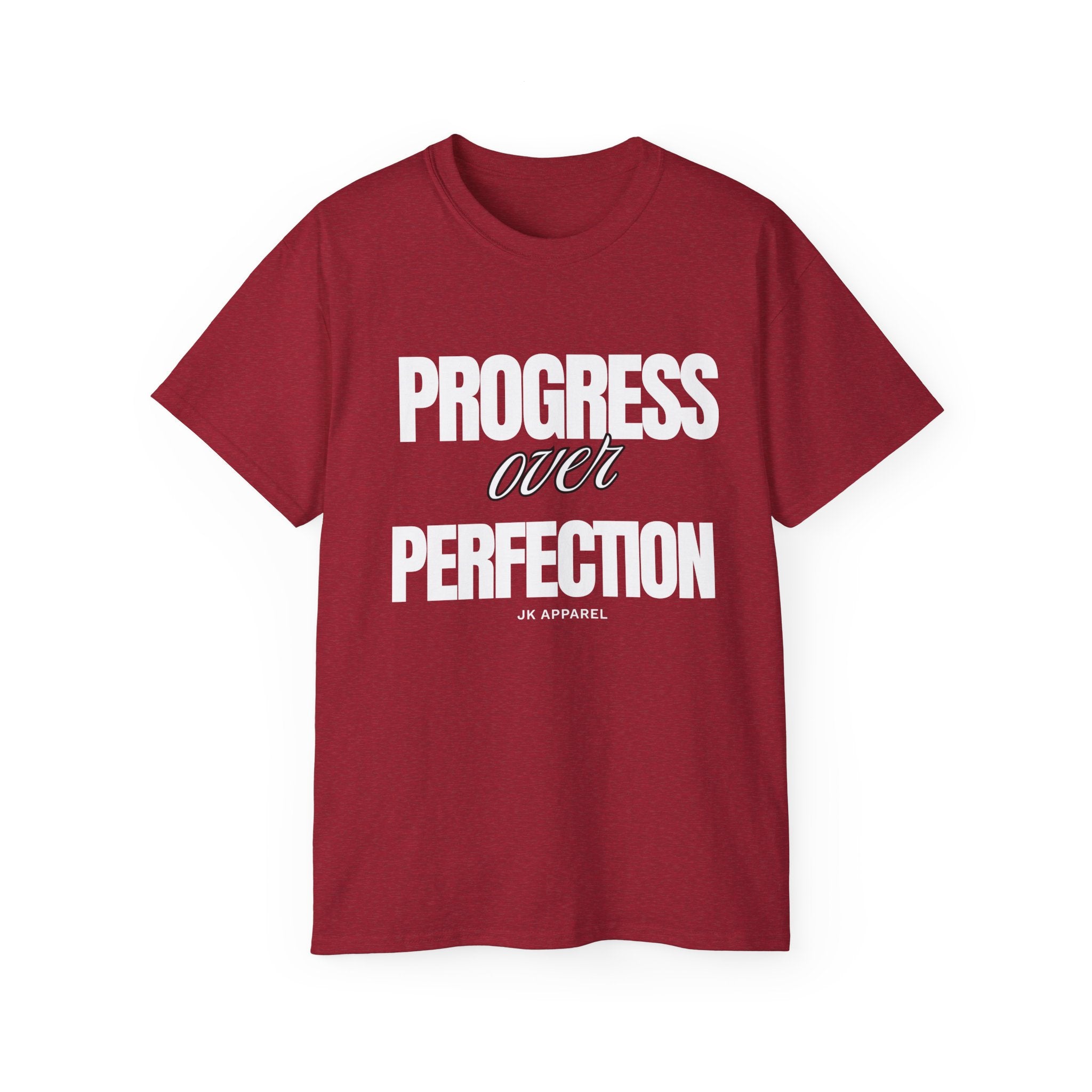 Unisex Progress Over Perfection T-Shirt – Motivational Graphic Tee