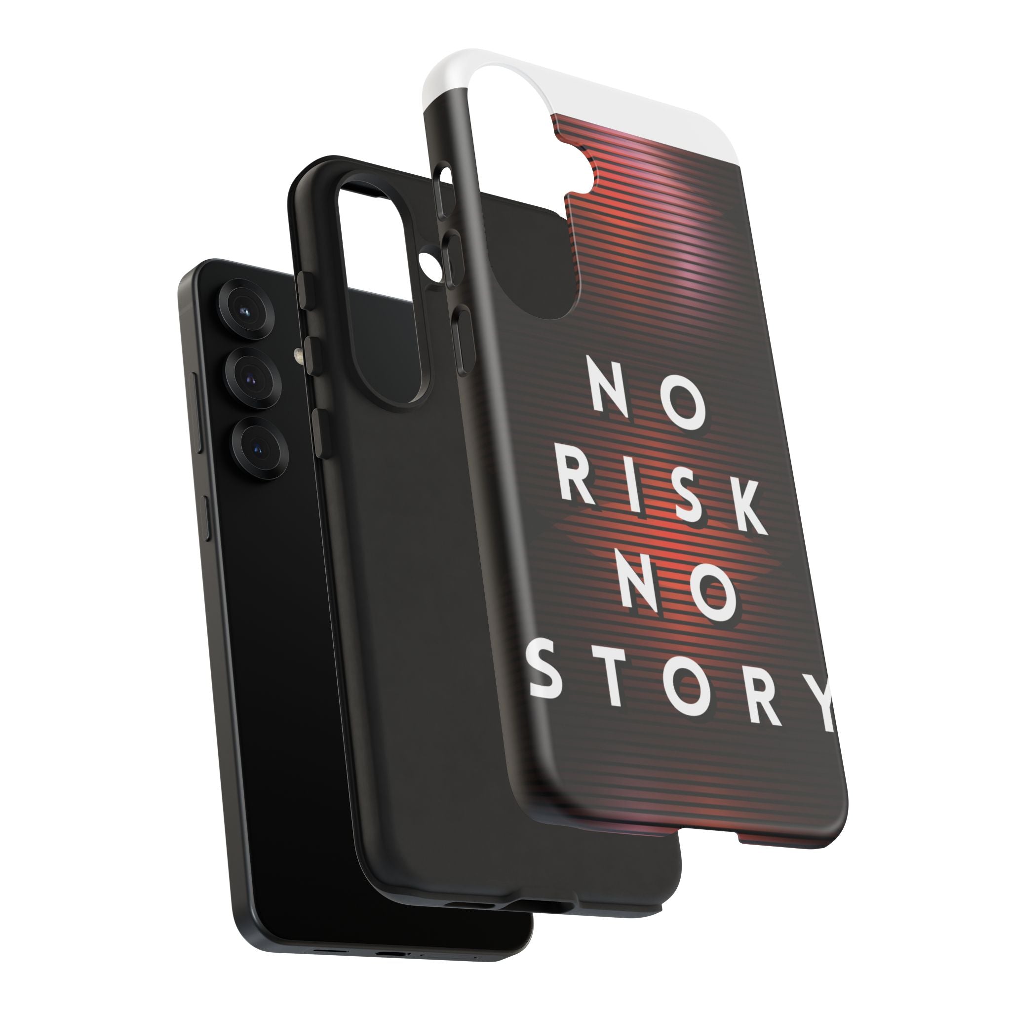 Phone Case — "No Risk No Story" Motivational Protective Case