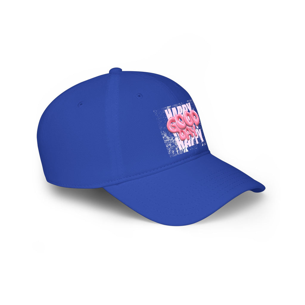 Unisex Happy Good Day Pink Bubble Graphic Baseball Cap