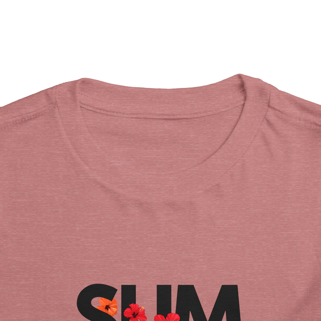 Toddler Tee - "SUMMER" Floral Letters Kids T‑Shirt