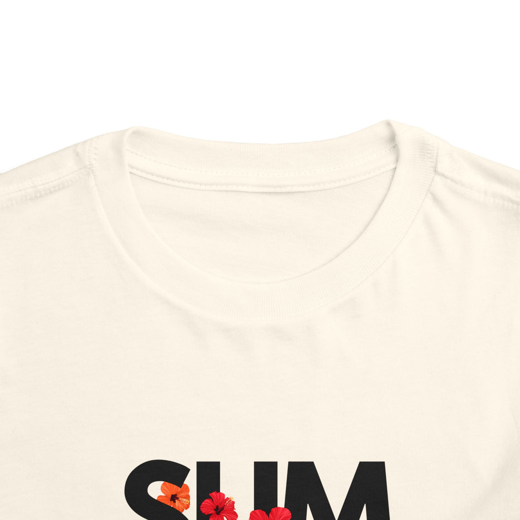 Toddler Tee - "SUMMER" Floral Letters Kids T‑Shirt
