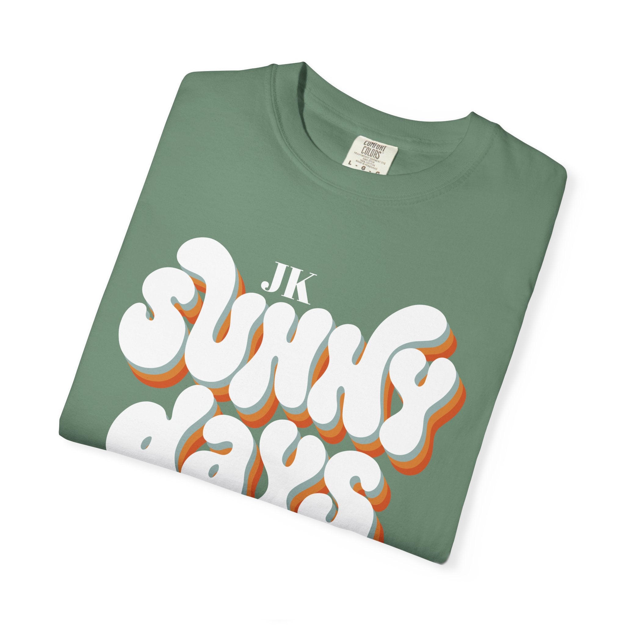 Unisex Sunny Days Ahead T-Shirt | Retro Bubble Letter Design