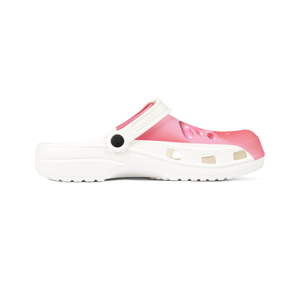 Pink 'LOVE' EVA Foam Clogs - Comfortable Casual Slip-On Shoes