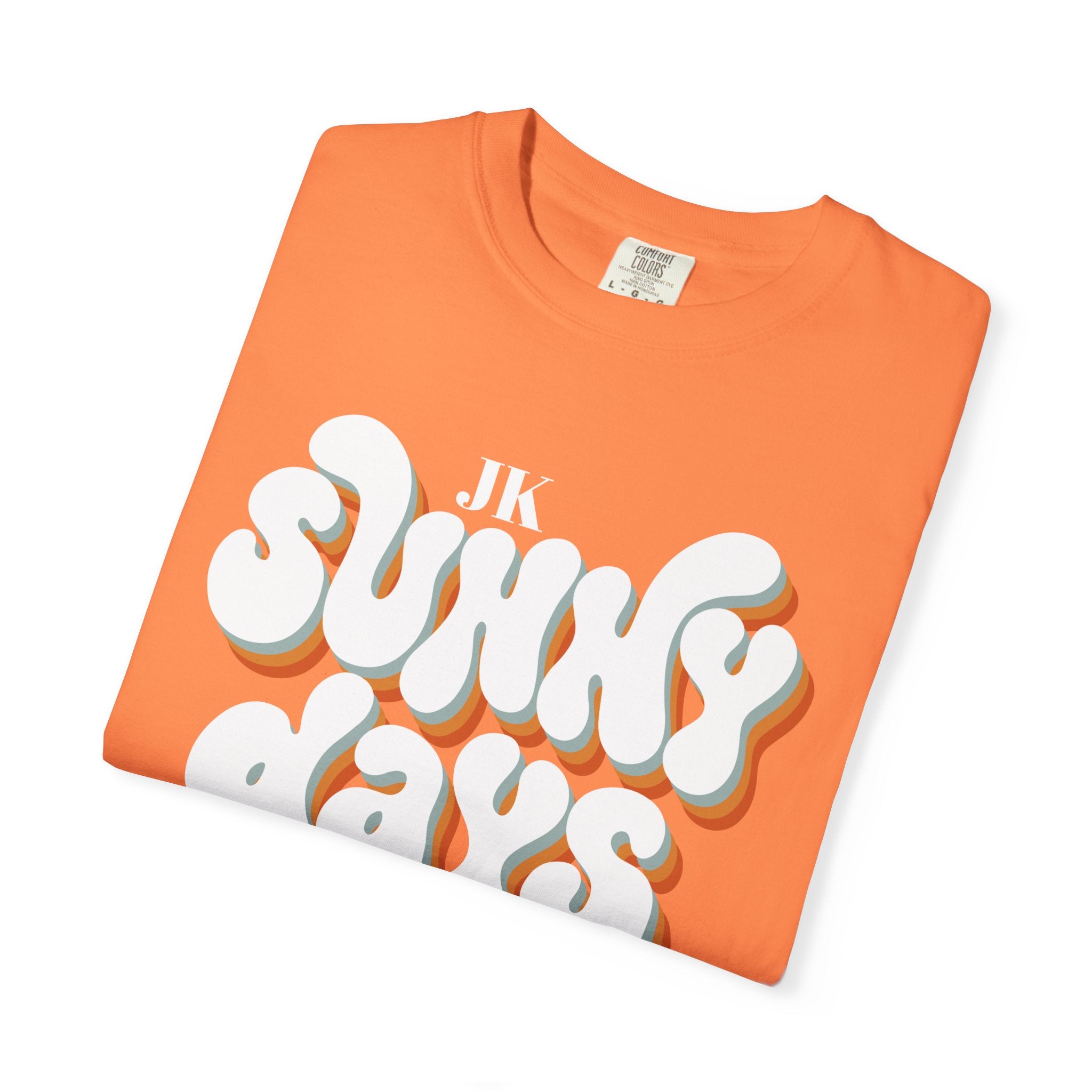Unisex Sunny Days Ahead T-Shirt | Retro Bubble Letter Design