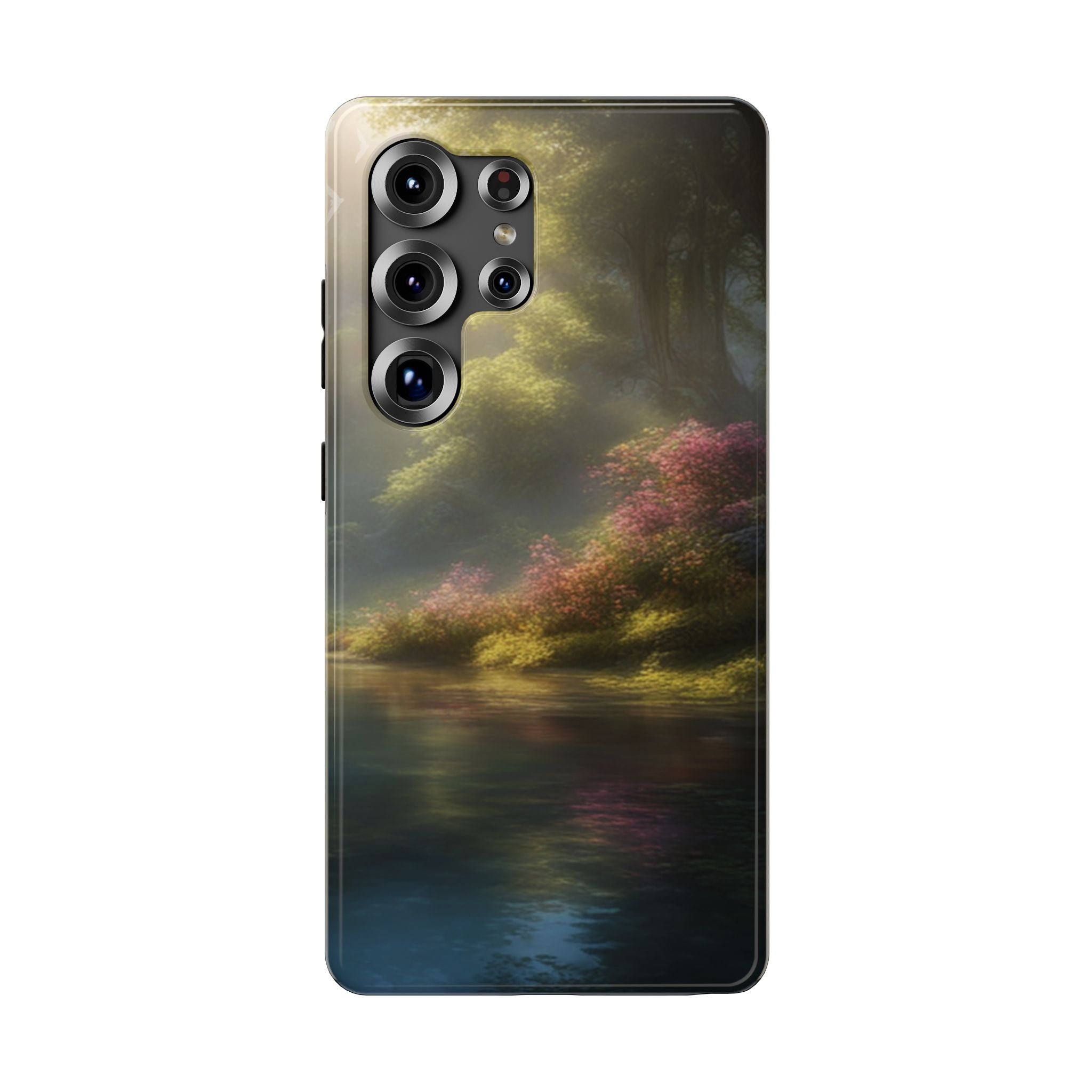 Phone Case — Serene Lakeside Landscape Impact-Resistant Case