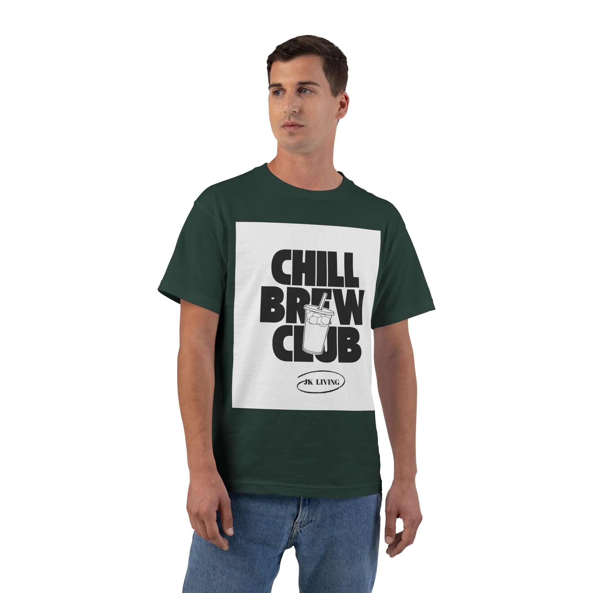 Chill Brew Club T-Shirt — Casual Coffee Lover Graphic Tee