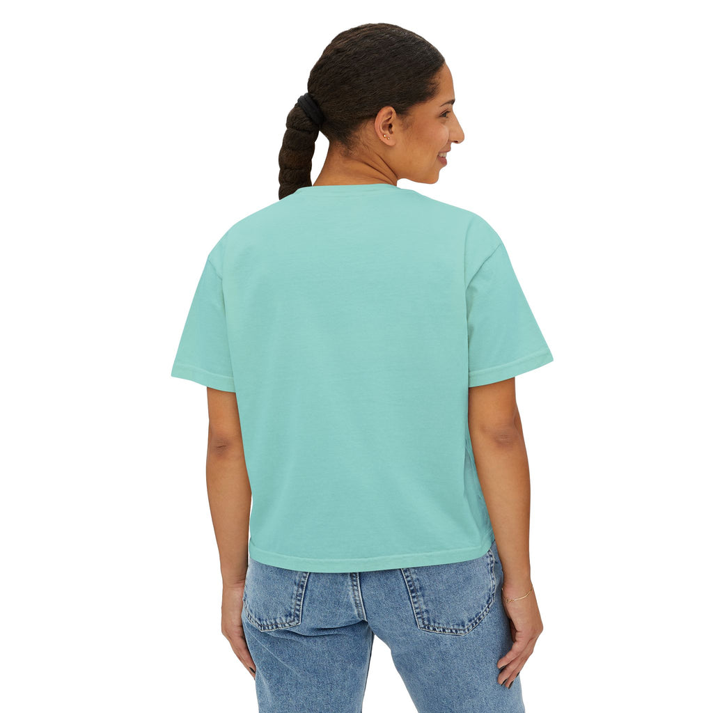Savage Boxy Tee — Women's Trendy Graphic Crop T-Shirt