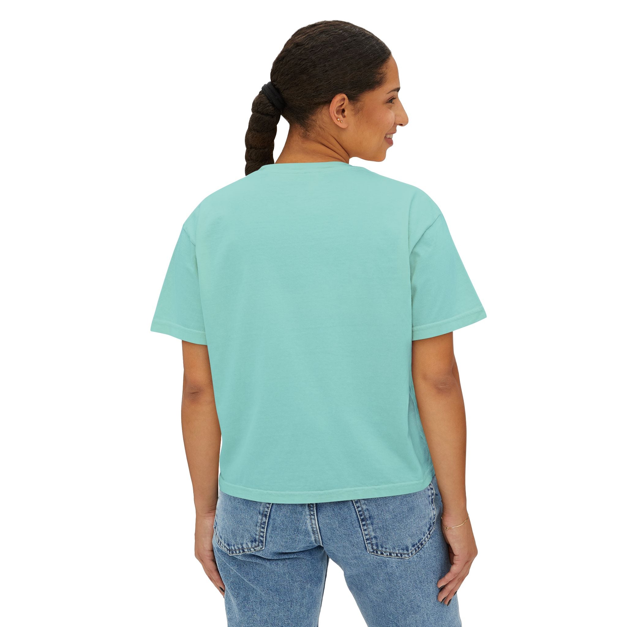 Savage Boxy Tee — Women's Trendy Graphic Crop T-Shirt