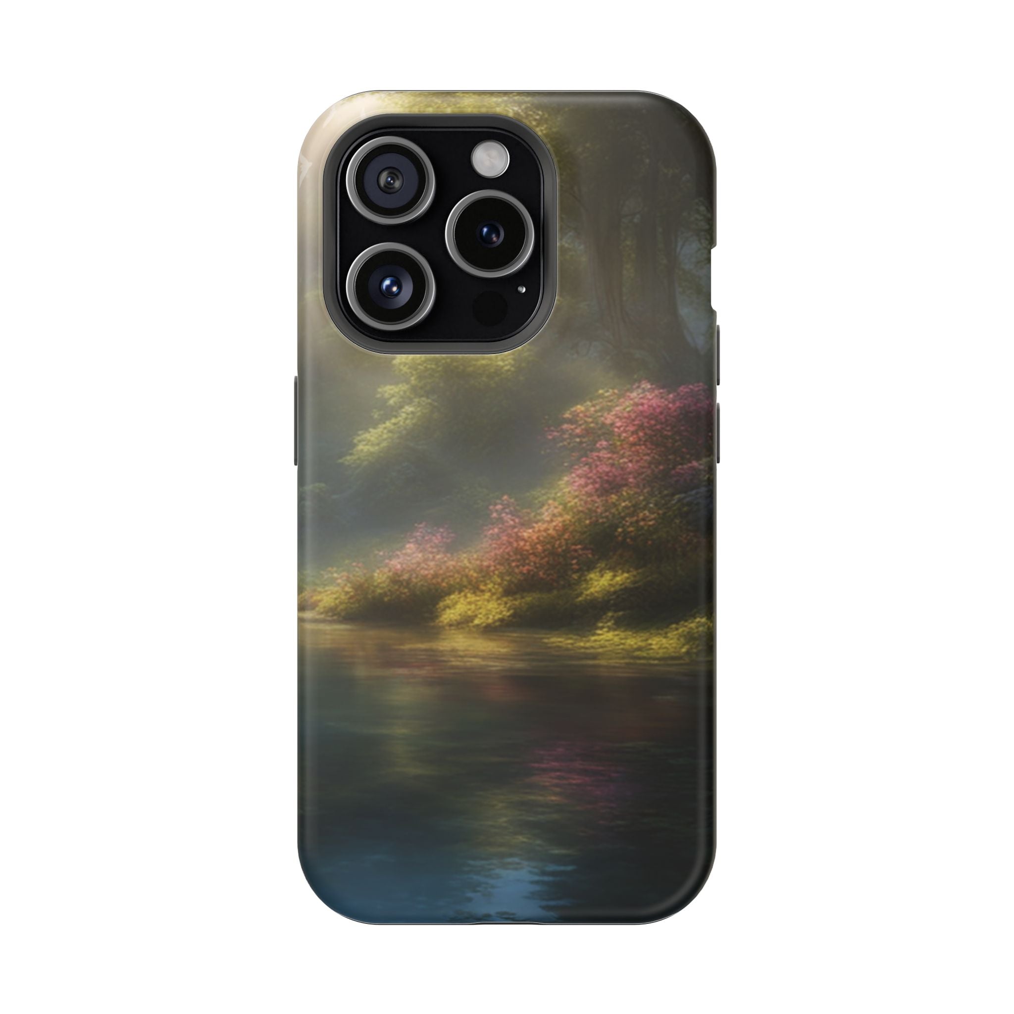 Phone Case — Serene Lakeside Landscape Impact-Resistant Case