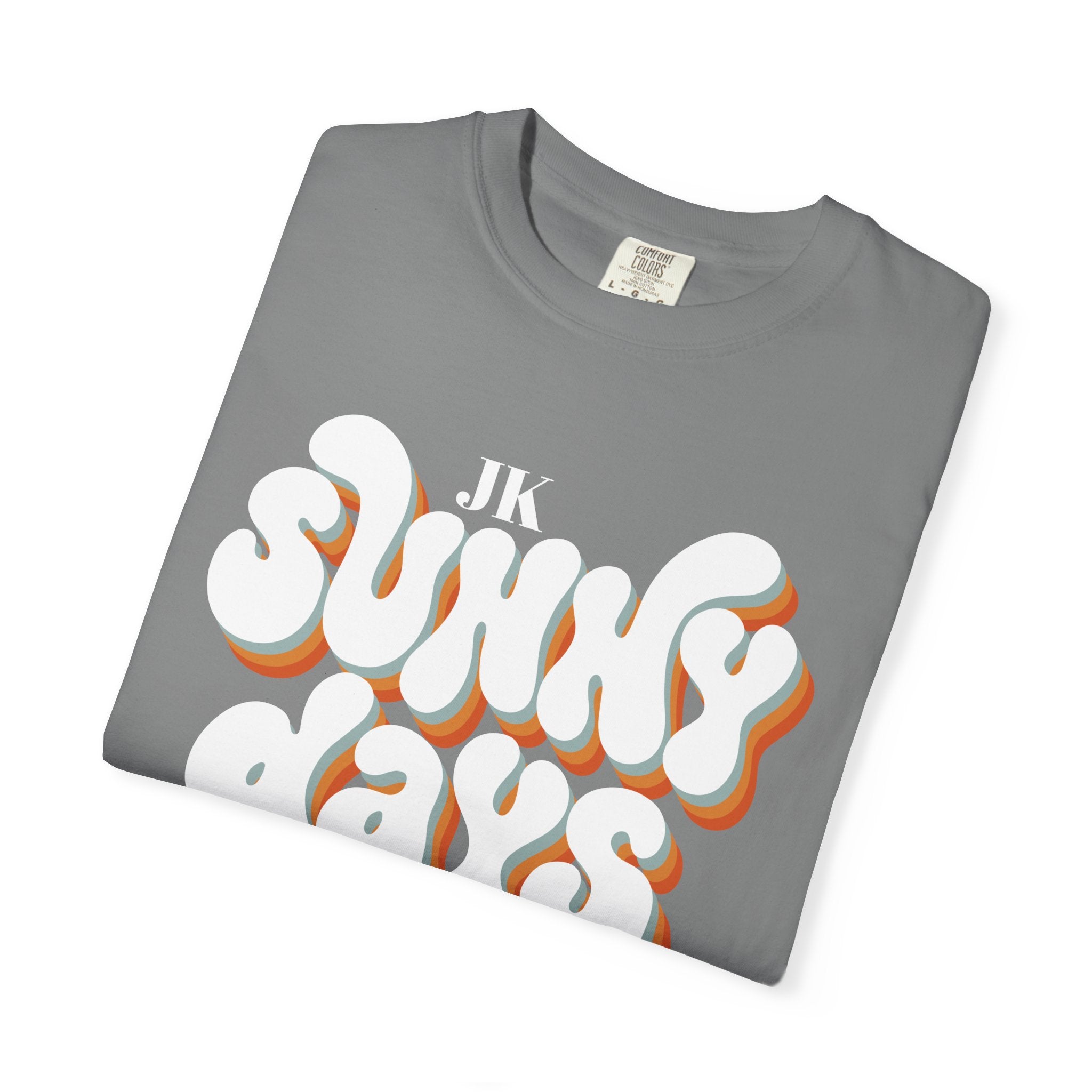 Unisex Sunny Days Ahead T-Shirt | Retro Bubble Letter Design