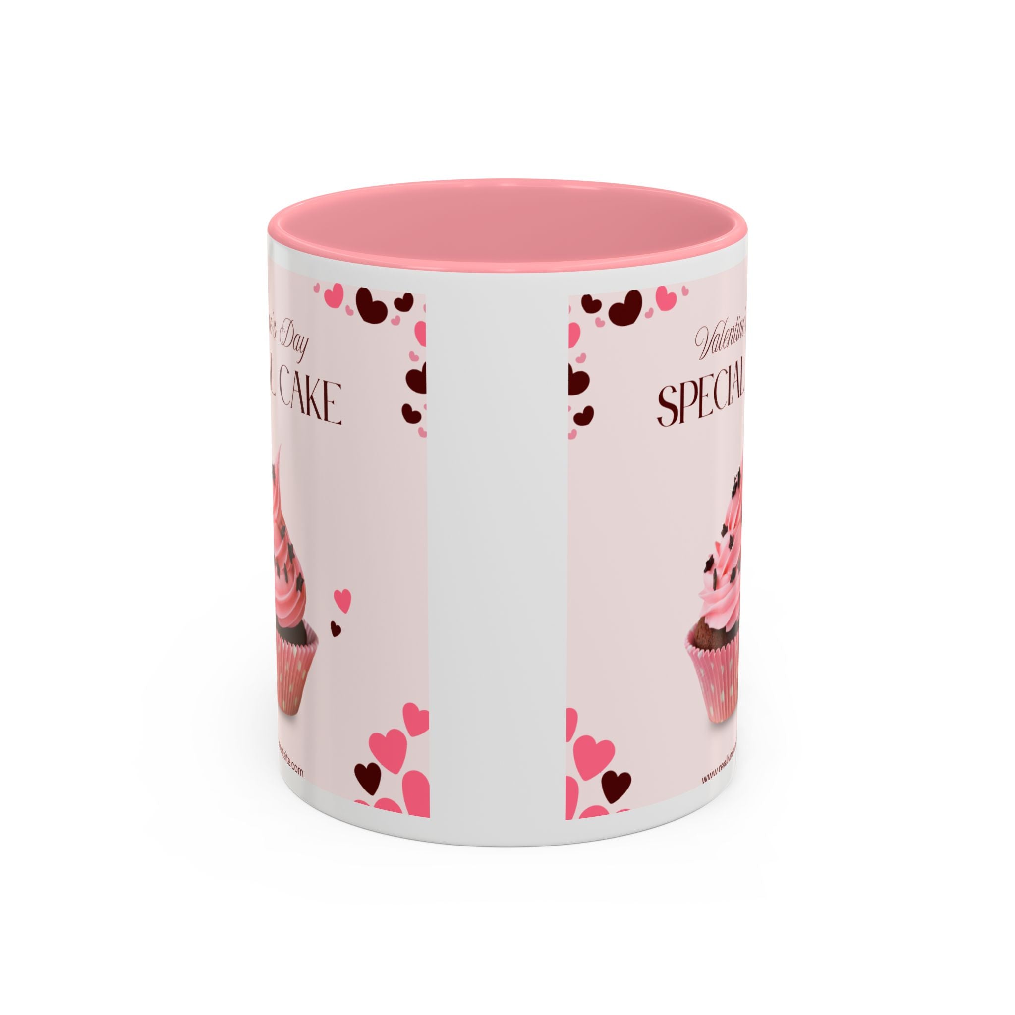 You’re My Sweetheart Cake Mug — Valentine’s Day Pink Cup with Cupcake & Hearts (11oz/15oz)