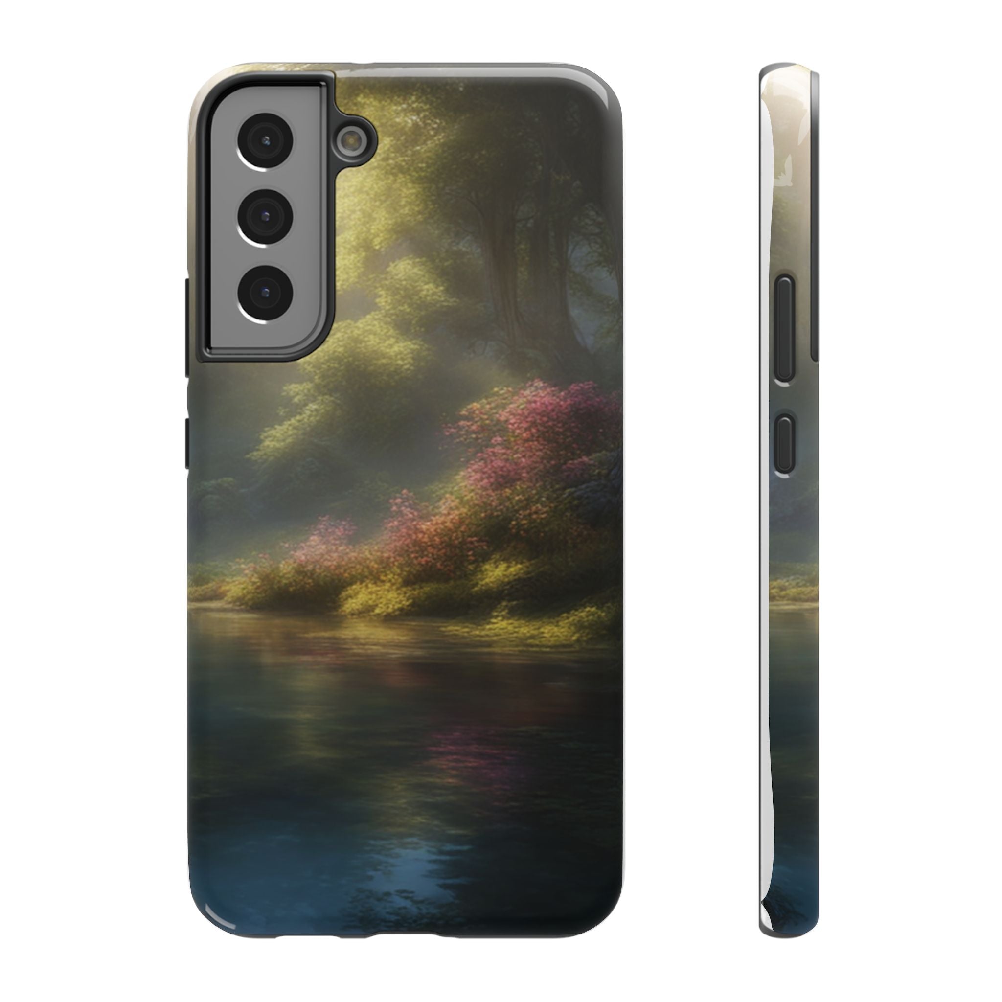 Phone Case — Serene Lakeside Landscape Impact-Resistant Case