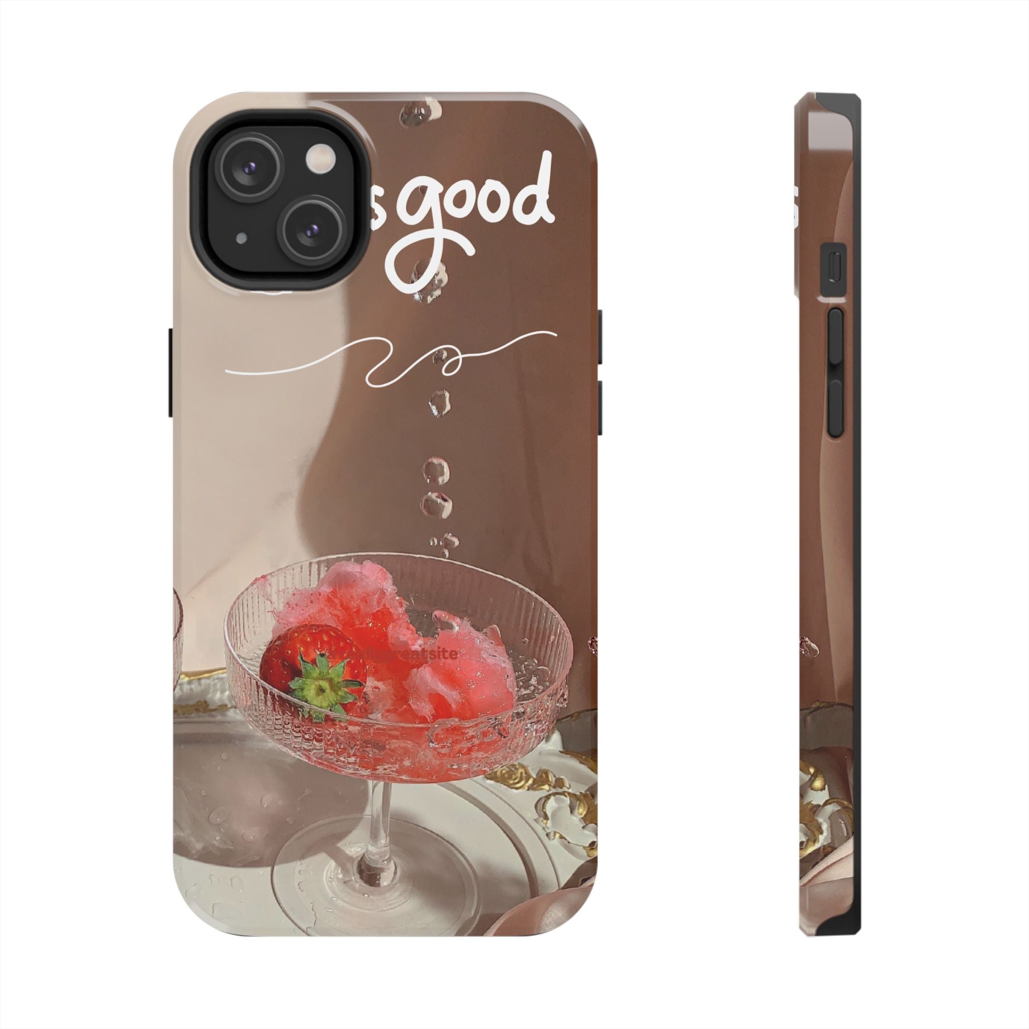Good Vibes Phone Case — Retro Dessert Aesthetic Tough Phone Case