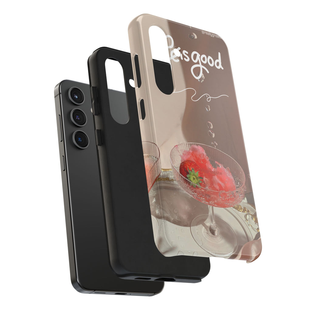 Good Vibes Phone Case — Retro Dessert Aesthetic Tough Phone Case