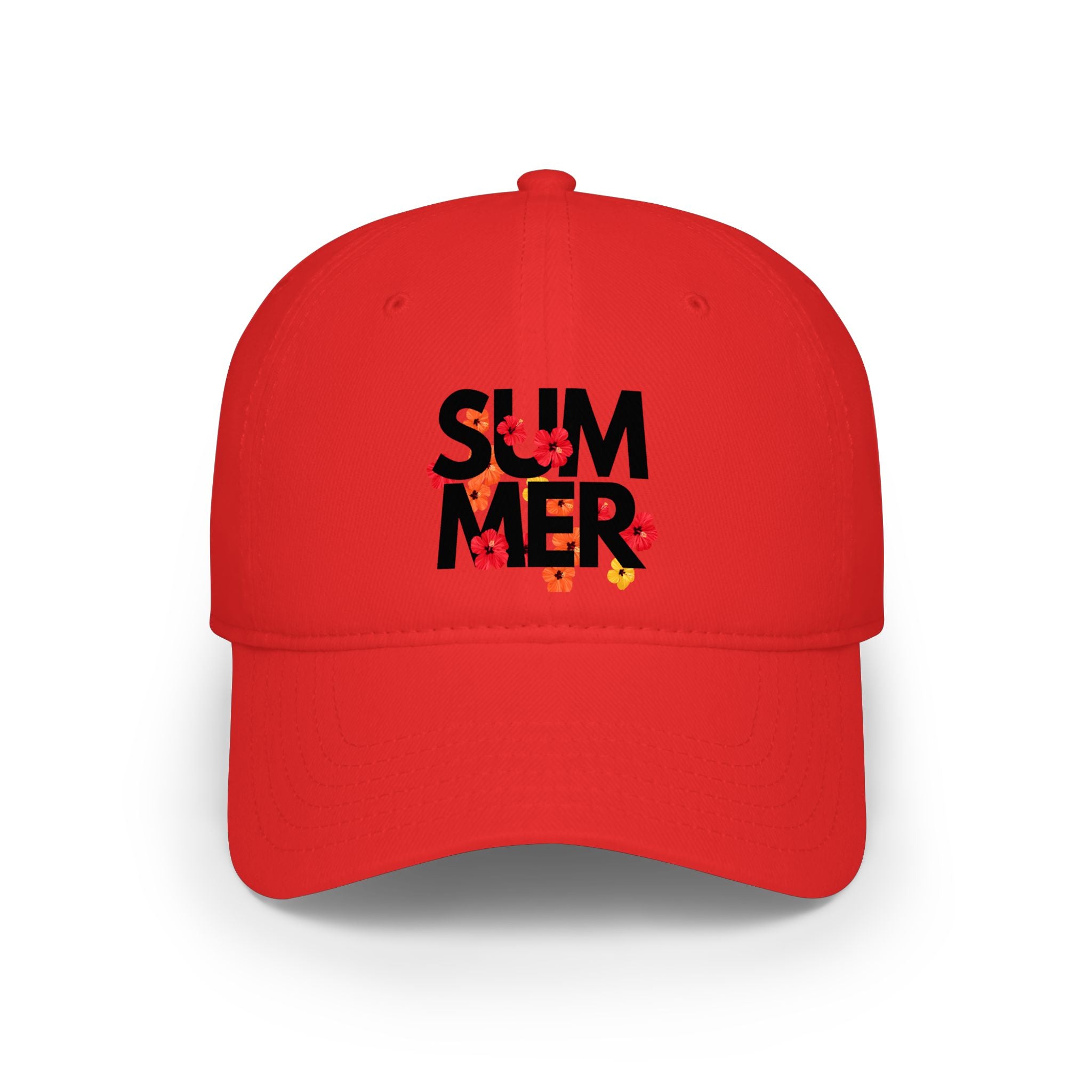 Unisex Summer Floral Low Profile Baseball Cap