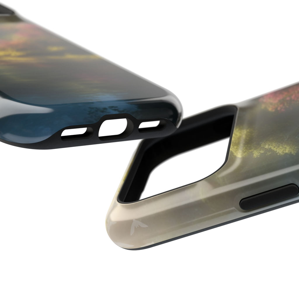 Phone Case — Serene Lakeside Landscape Impact-Resistant Case