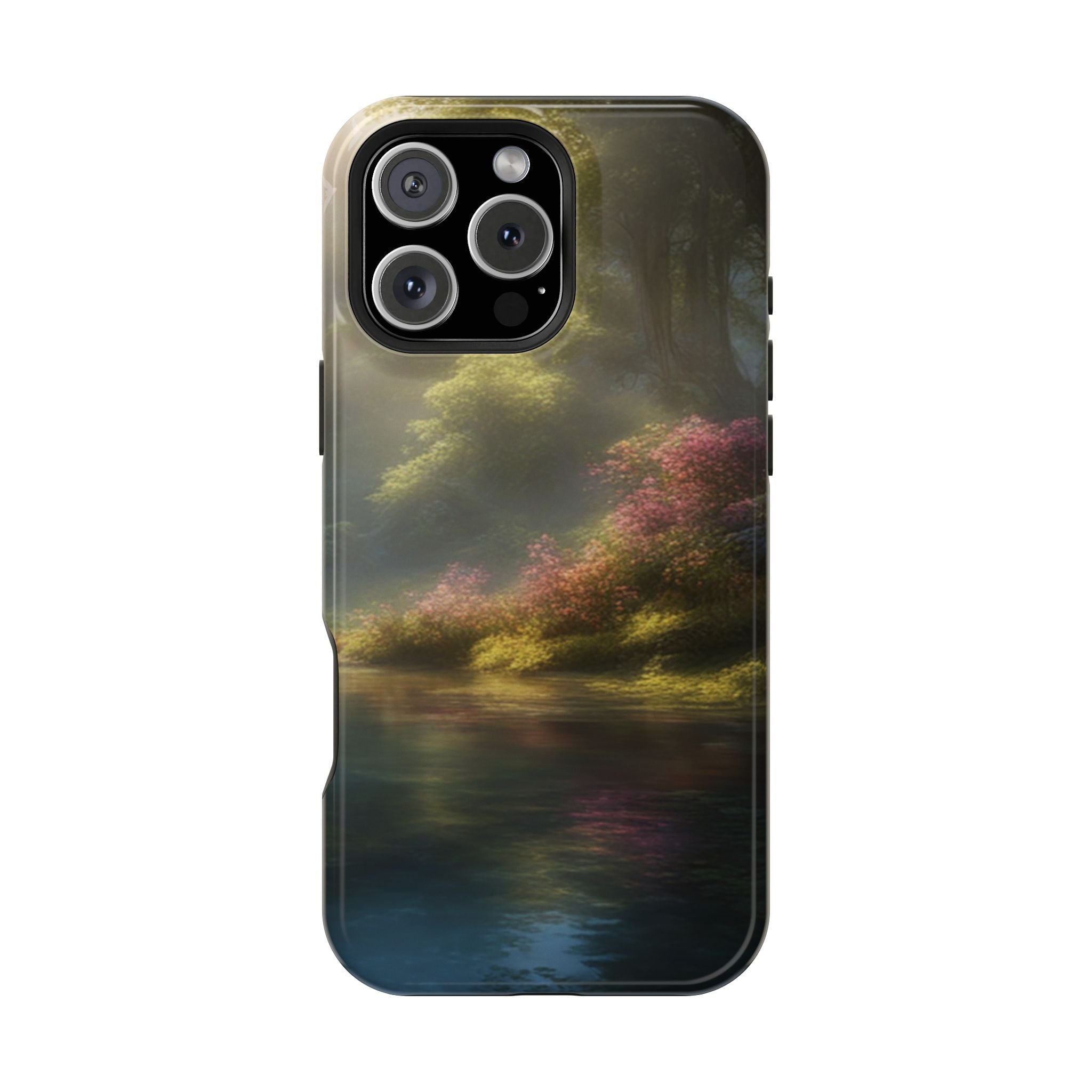 Phone Case — Serene Lakeside Landscape Impact-Resistant Case