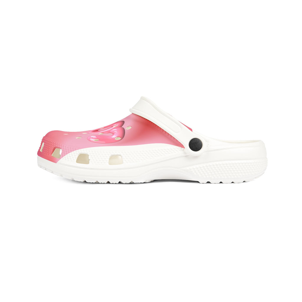 Pink 'LOVE' EVA Foam Clogs - Comfortable Casual Slip-On Shoes