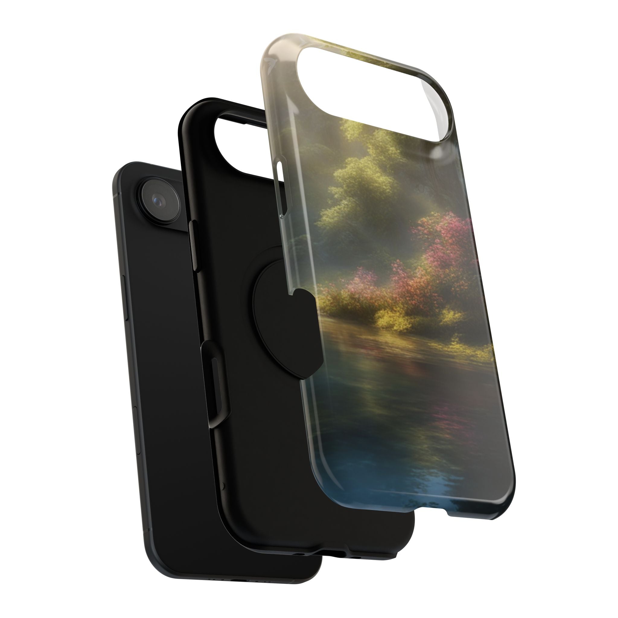 Phone Case — Serene Lakeside Landscape Impact-Resistant Case
