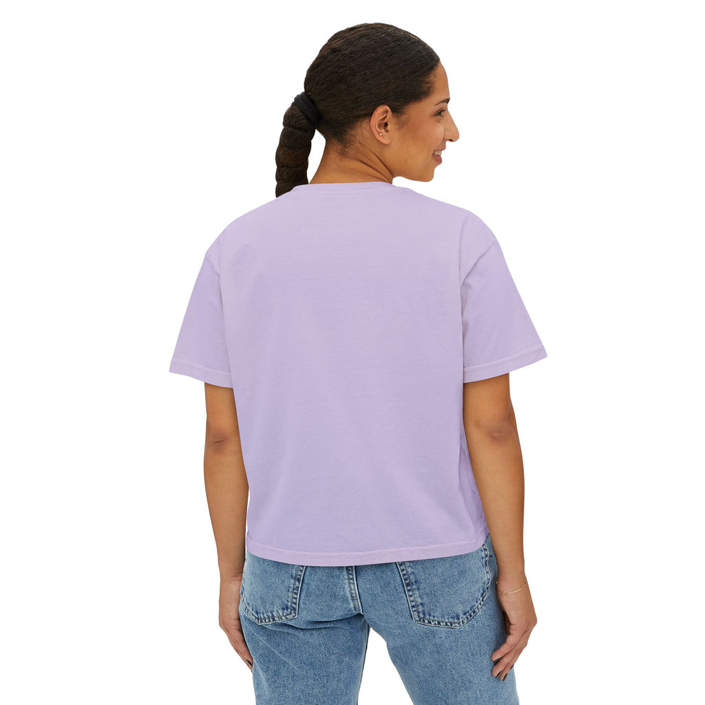 Savage Boxy Tee — Women's Trendy Graphic Crop T-Shirt