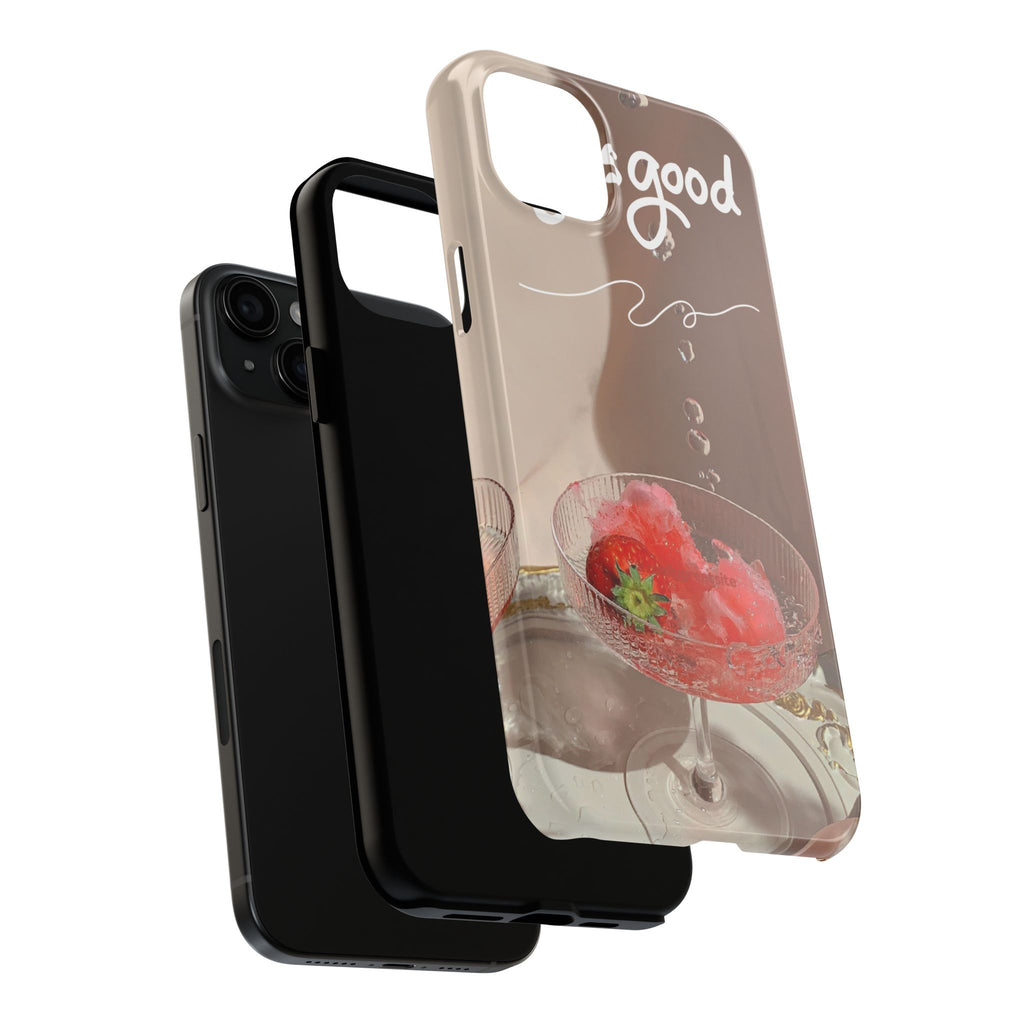 Good Vibes Phone Case — Retro Dessert Aesthetic Tough Phone Case