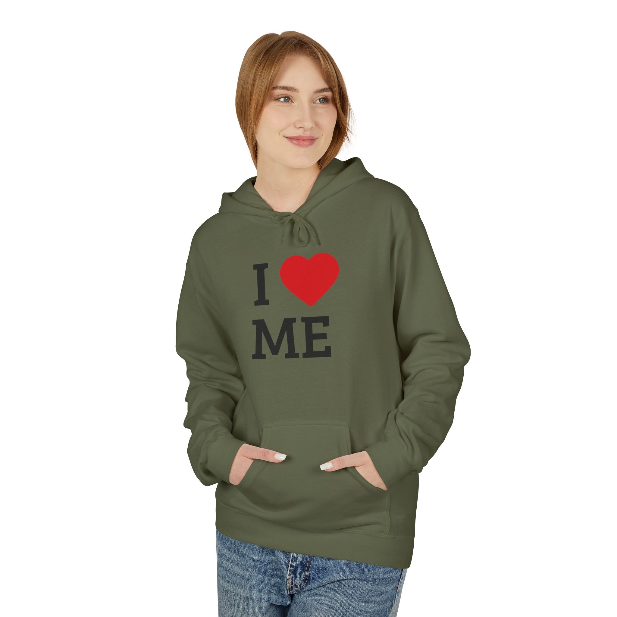 Unisex I  ME Hoodie — Self-Love Graphic Pullover