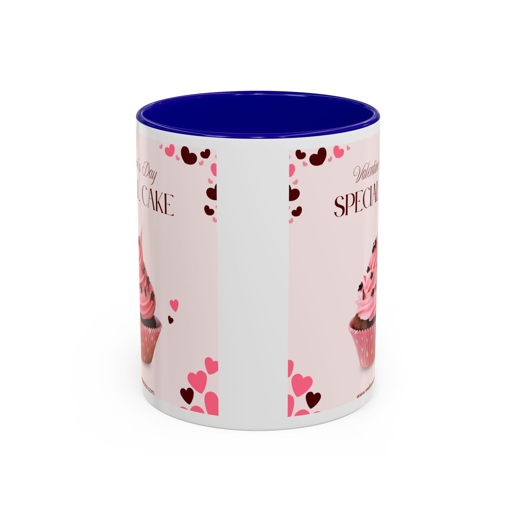 You’re My Sweetheart Cake Mug — Valentine’s Day Pink Cup with Cupcake & Hearts (11oz/15oz)