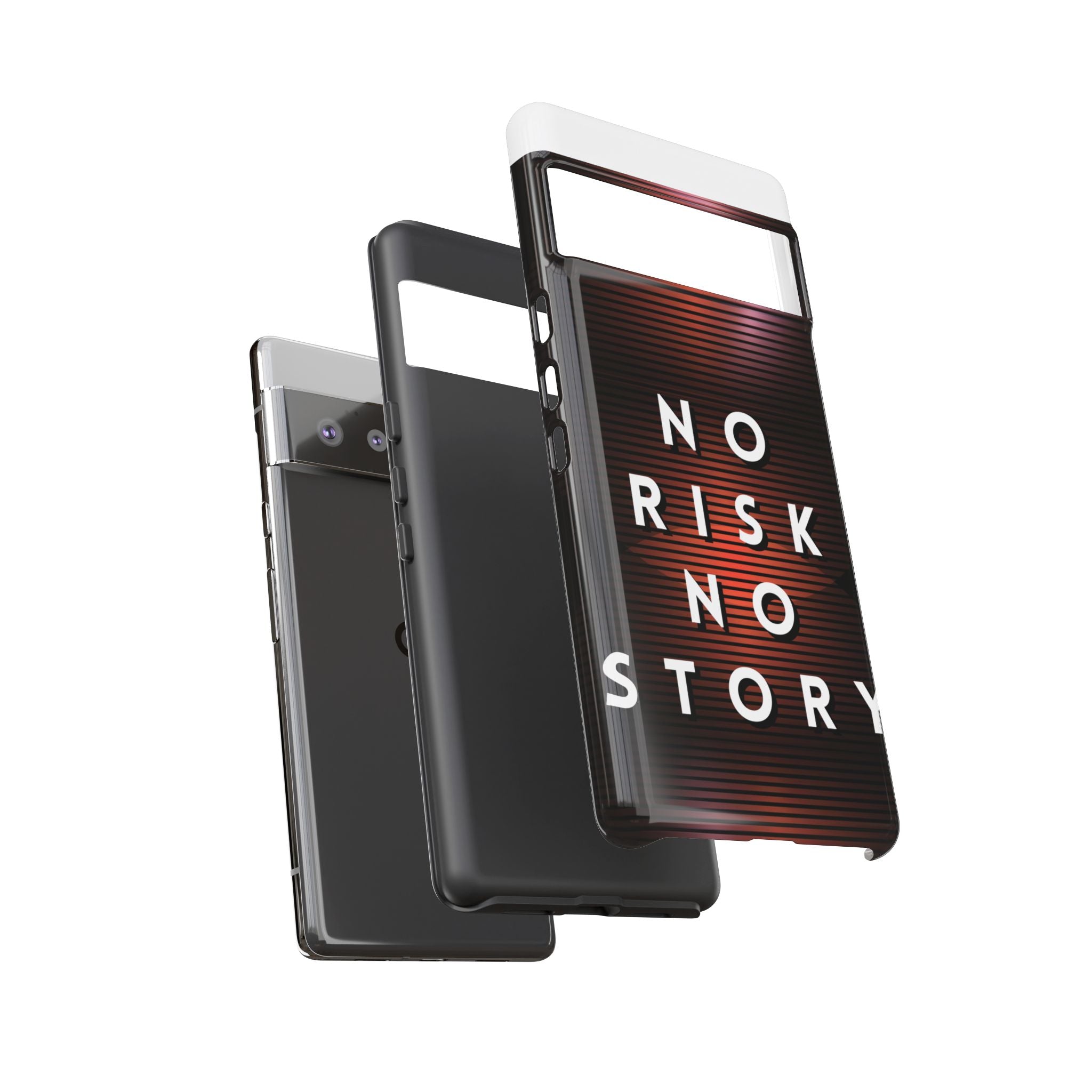 Phone Case — "No Risk No Story" Motivational Protective Case