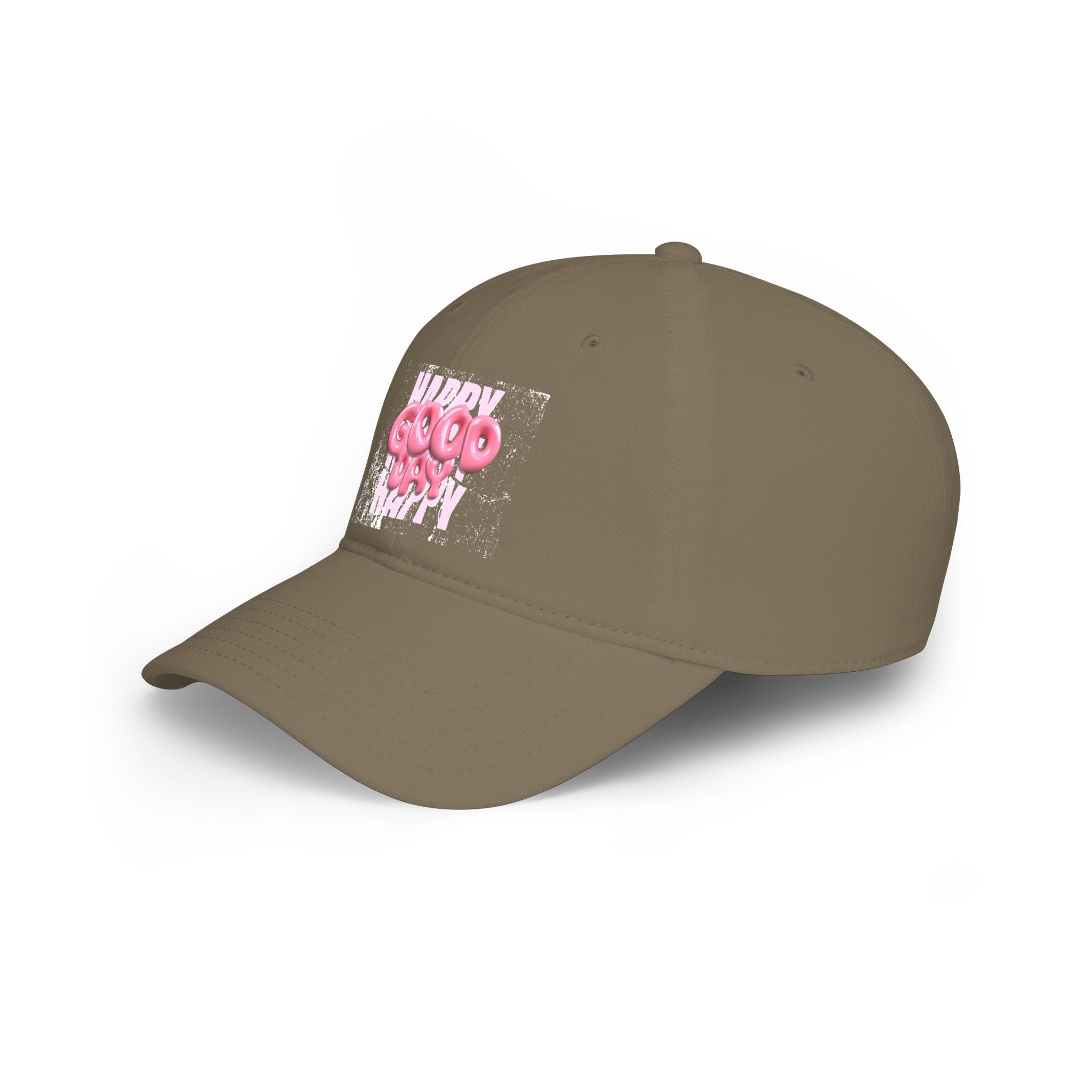 Unisex Happy Good Day Pink Bubble Graphic Baseball Cap