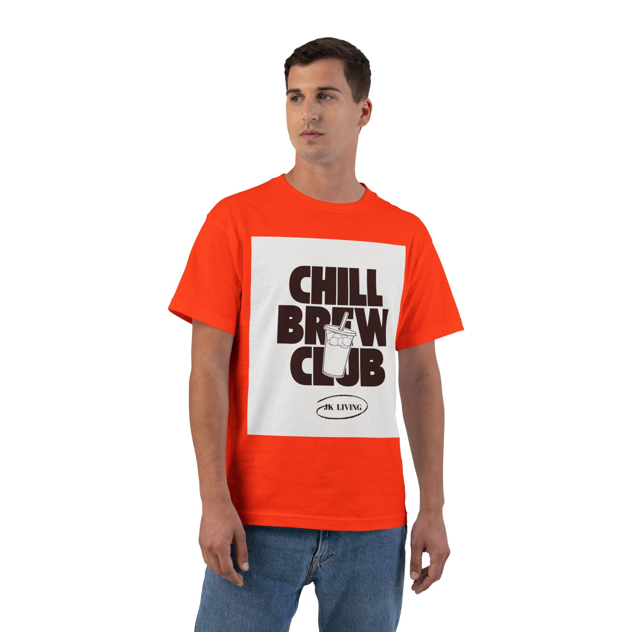 Chill Brew Club T-Shirt — Casual Coffee Lover Graphic Tee