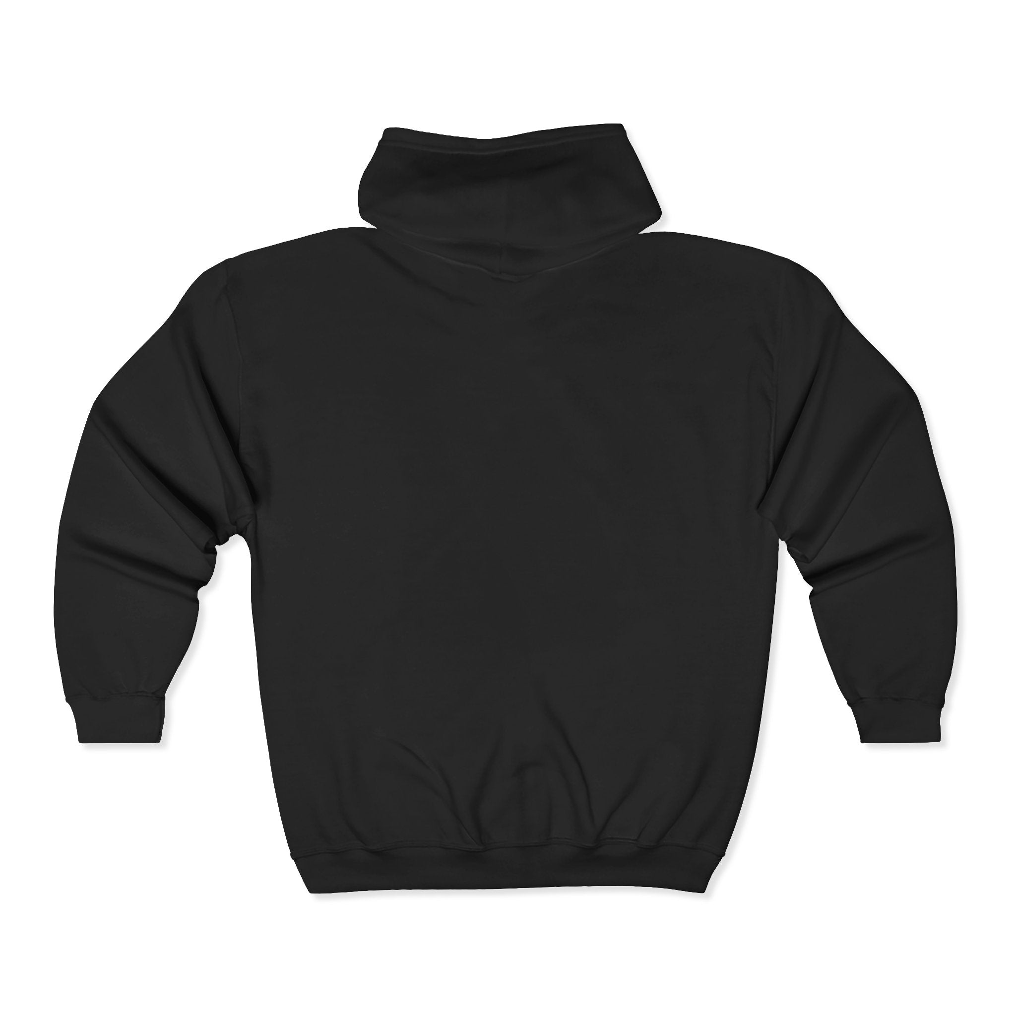 Unisex I  Me Full-Zip Hoodie — Self-Love Heart Zip-Up Sweatshirt