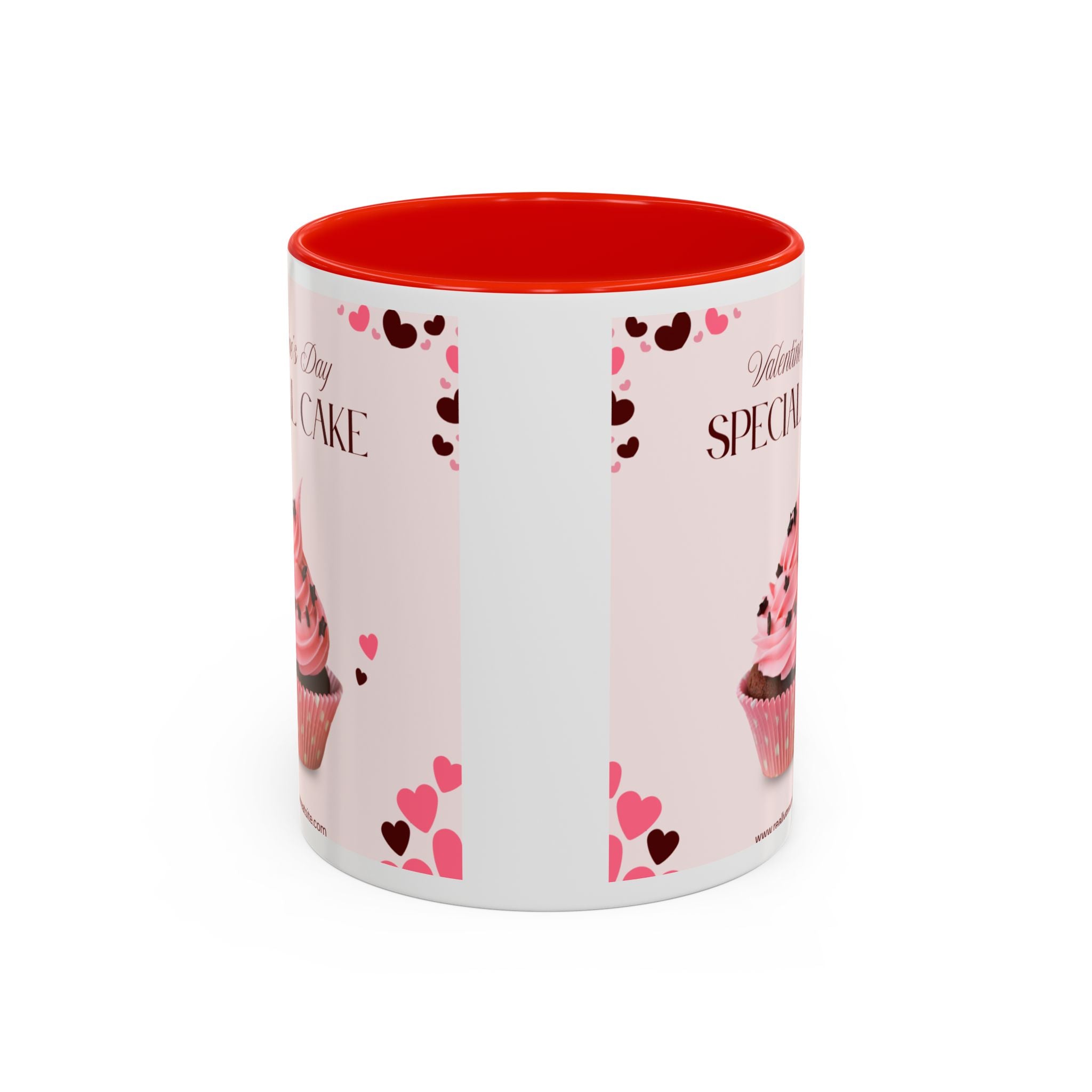 You’re My Sweetheart Cake Mug — Valentine’s Day Pink Cup with Cupcake & Hearts (11oz/15oz)