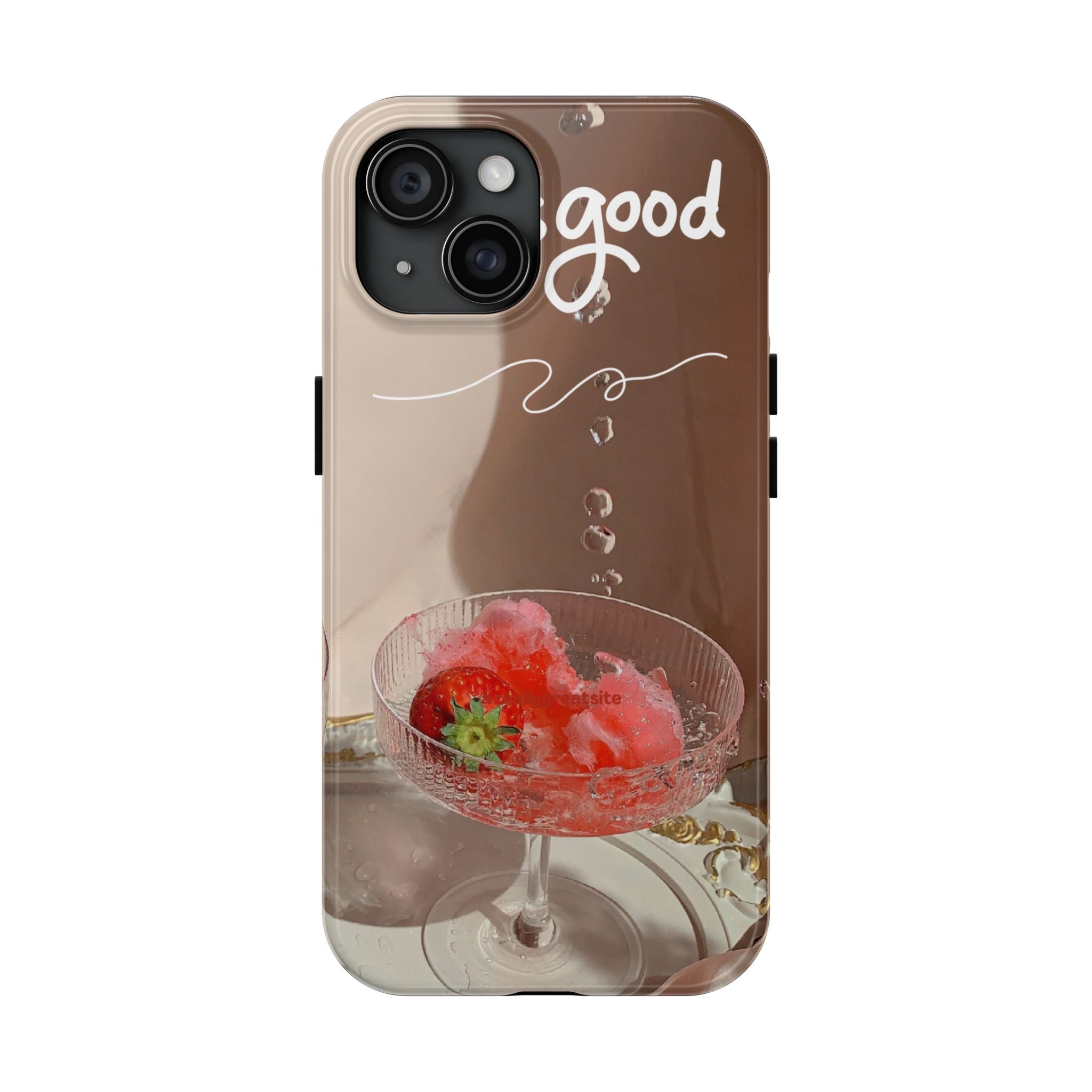 Good Vibes Phone Case — Retro Dessert Aesthetic Tough Phone Case