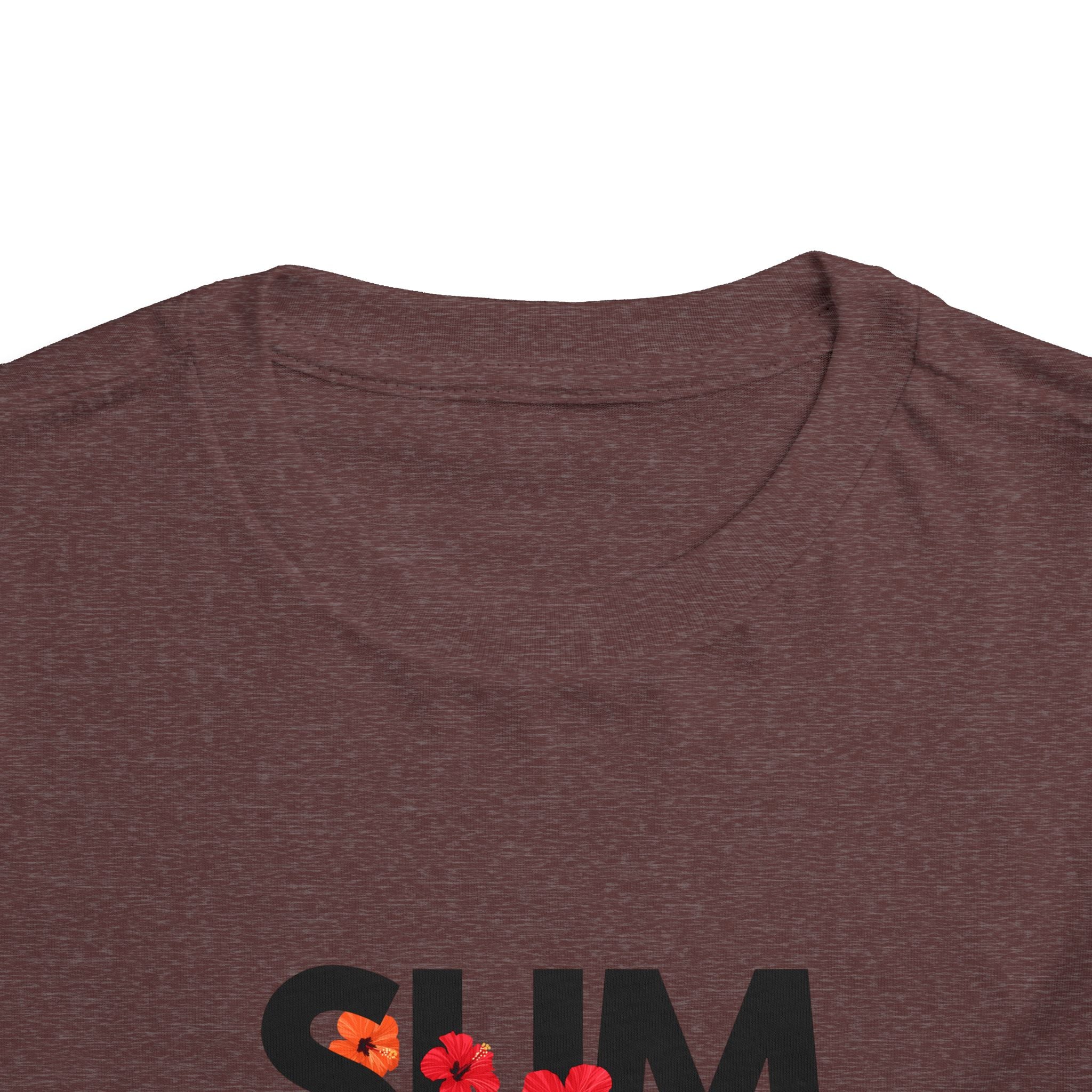Toddler Tee - "SUMMER" Floral Letters Kids T‑Shirt
