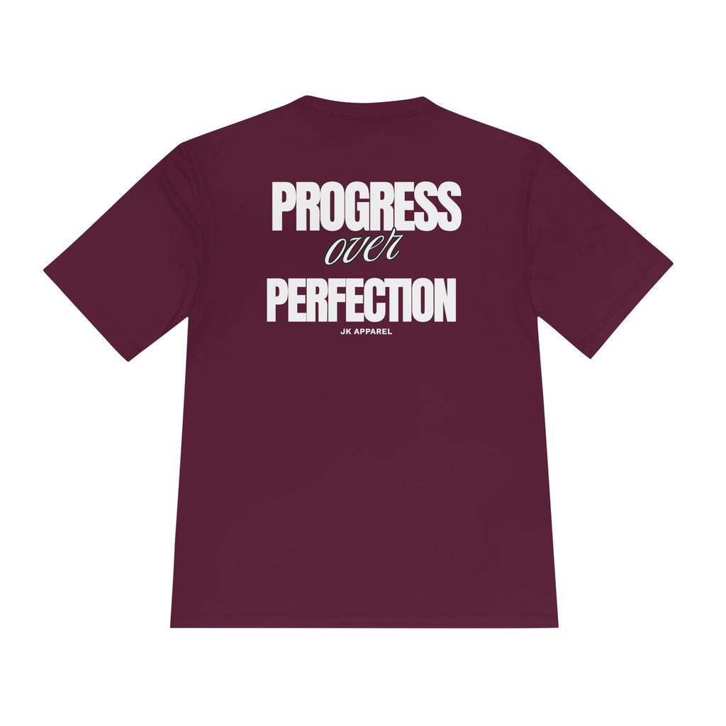 Progress Over Perfection Moisture-Wicking Tee
