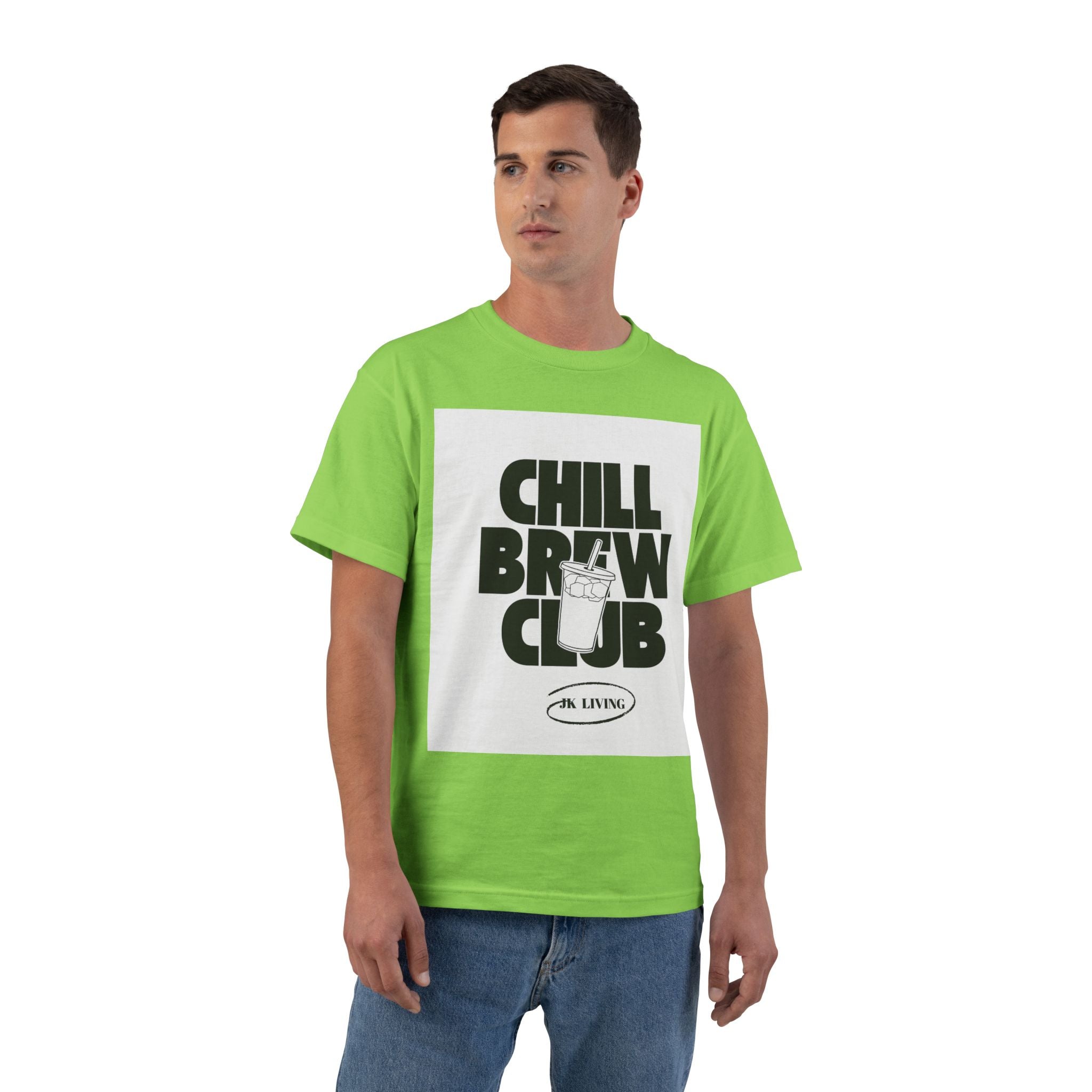 Chill Brew Club T-Shirt — Casual Coffee Lover Graphic Tee