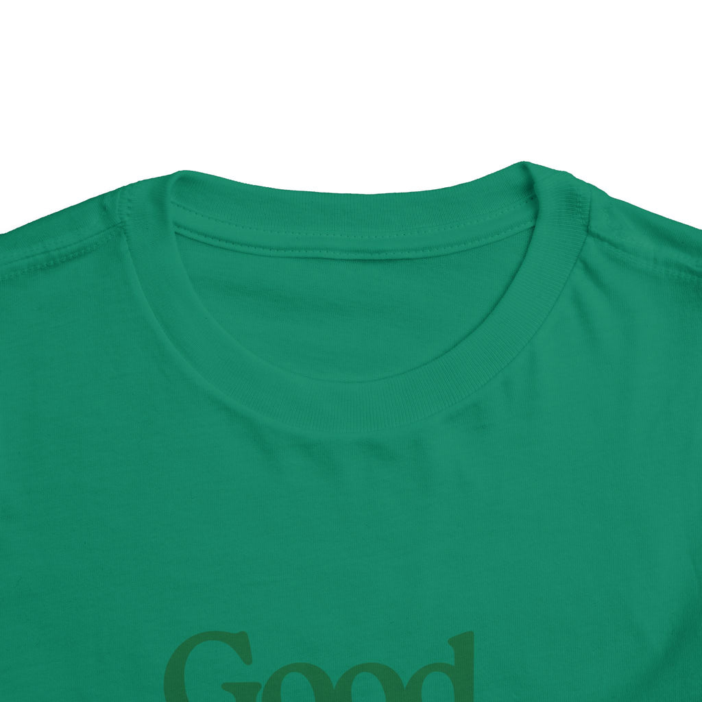Good Vibes Toddler Tee — Cute Retro Sun Graphic Kids T‑Shirt